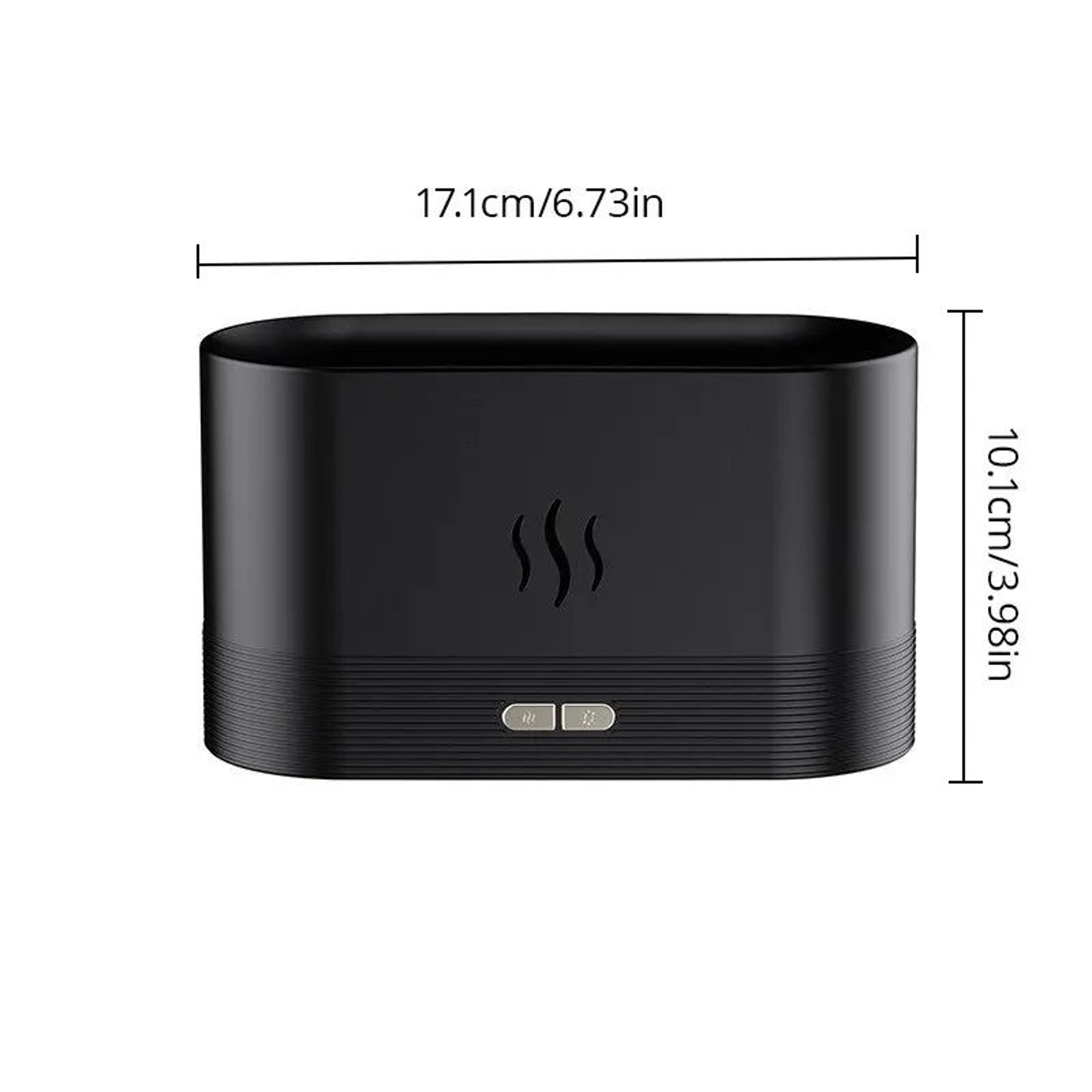 FlameGlow Ultrasonic Aroma Diffuser With LED Flame Light 5