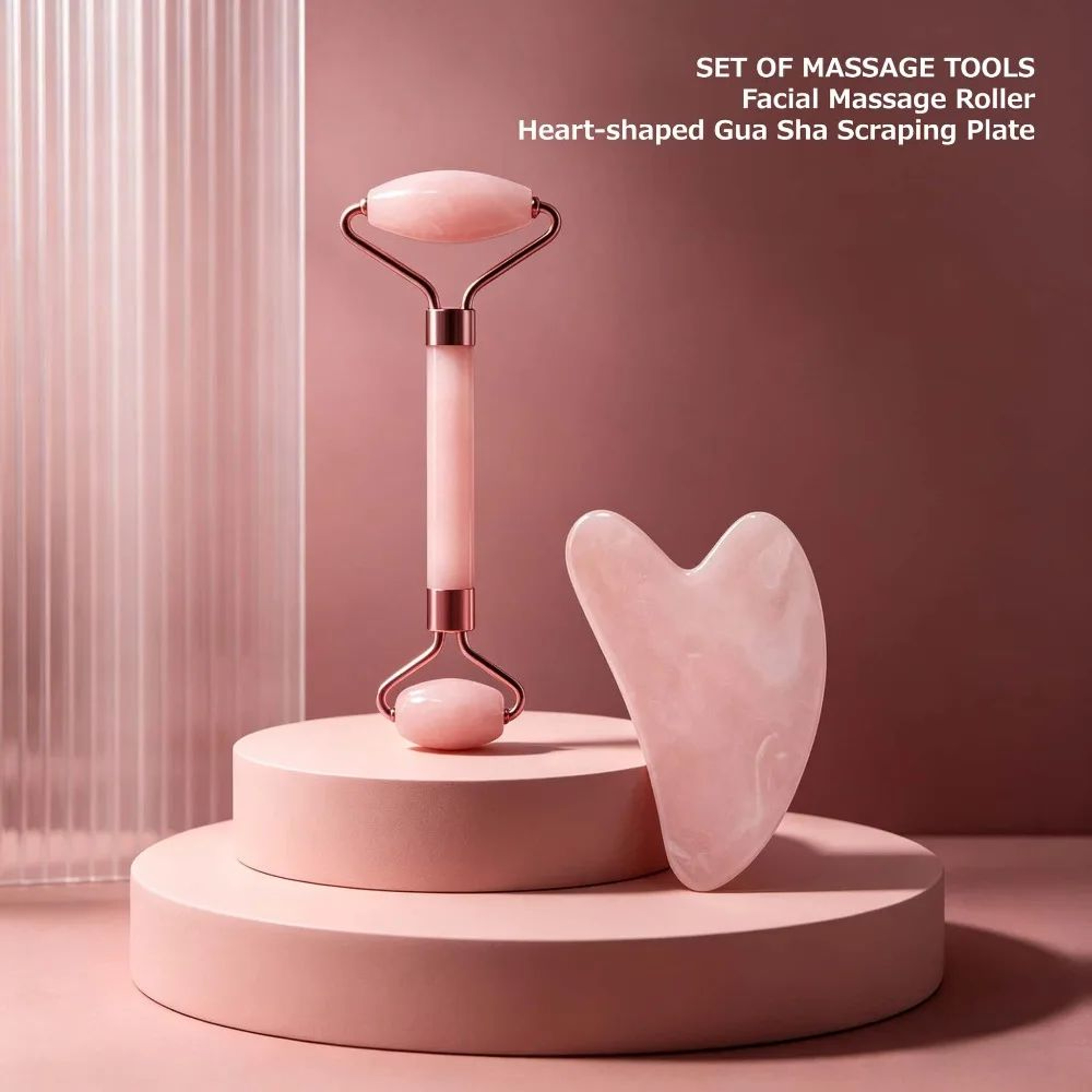 LumiLift Resin Face Roller And Gua Sha Set 0