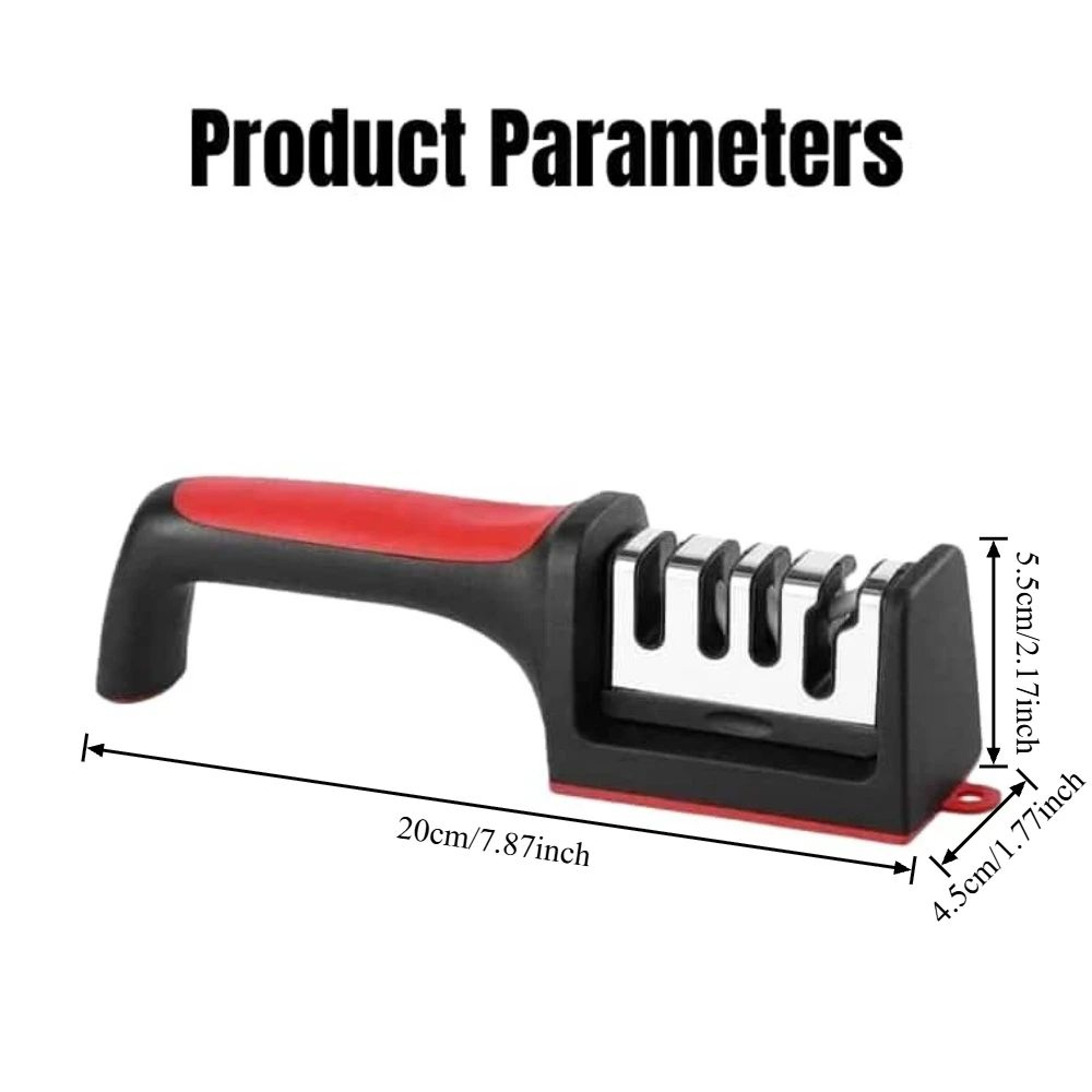 4Stage Knife Sharpener And Scissors Sharpener With Ergonomic Handle 6