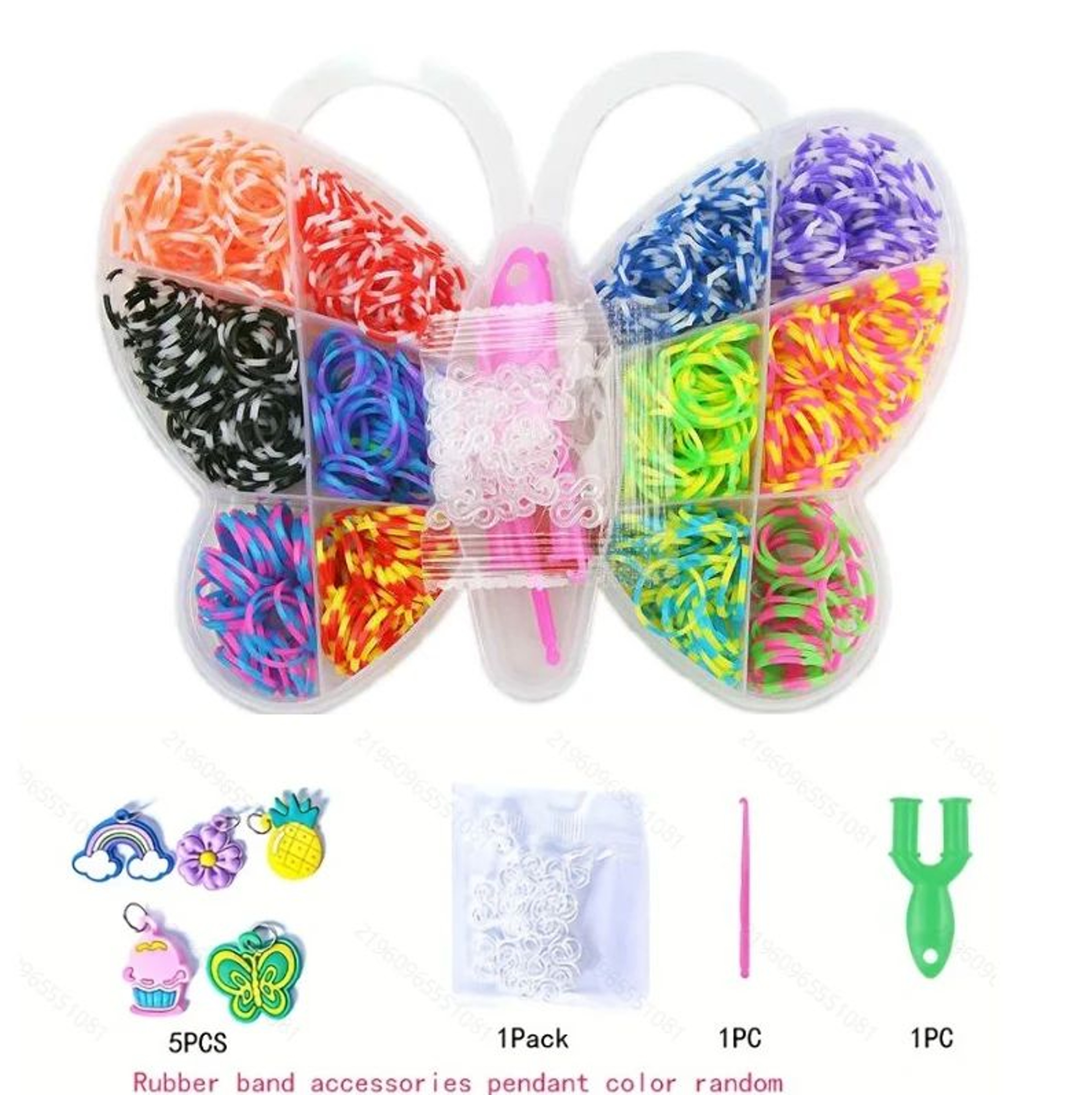 ColorPop 600Piece Loom Bands Kit For DIY Bracelets 0
