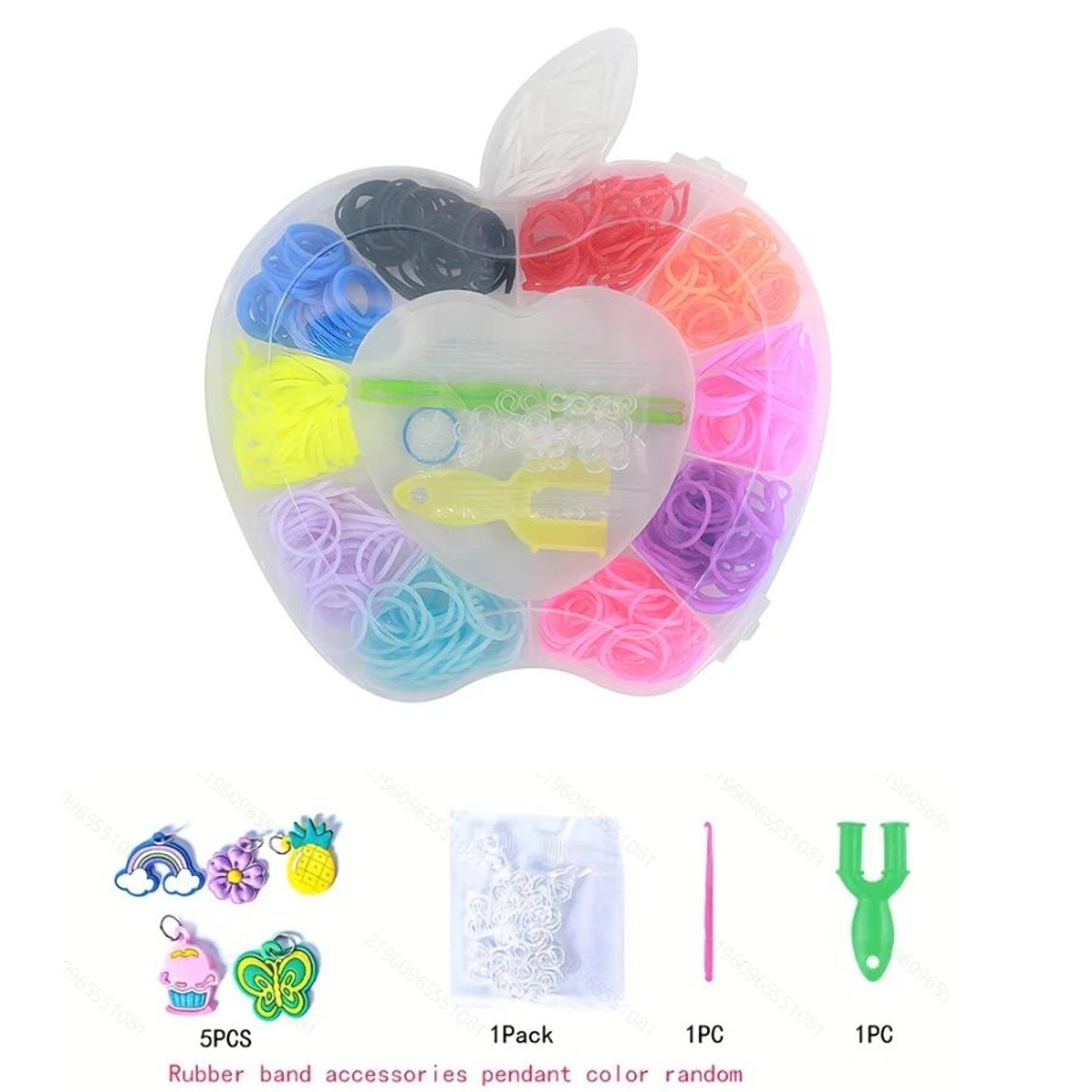 ColorPop 600Piece Loom Bands Kit For DIY Bracelets 3
