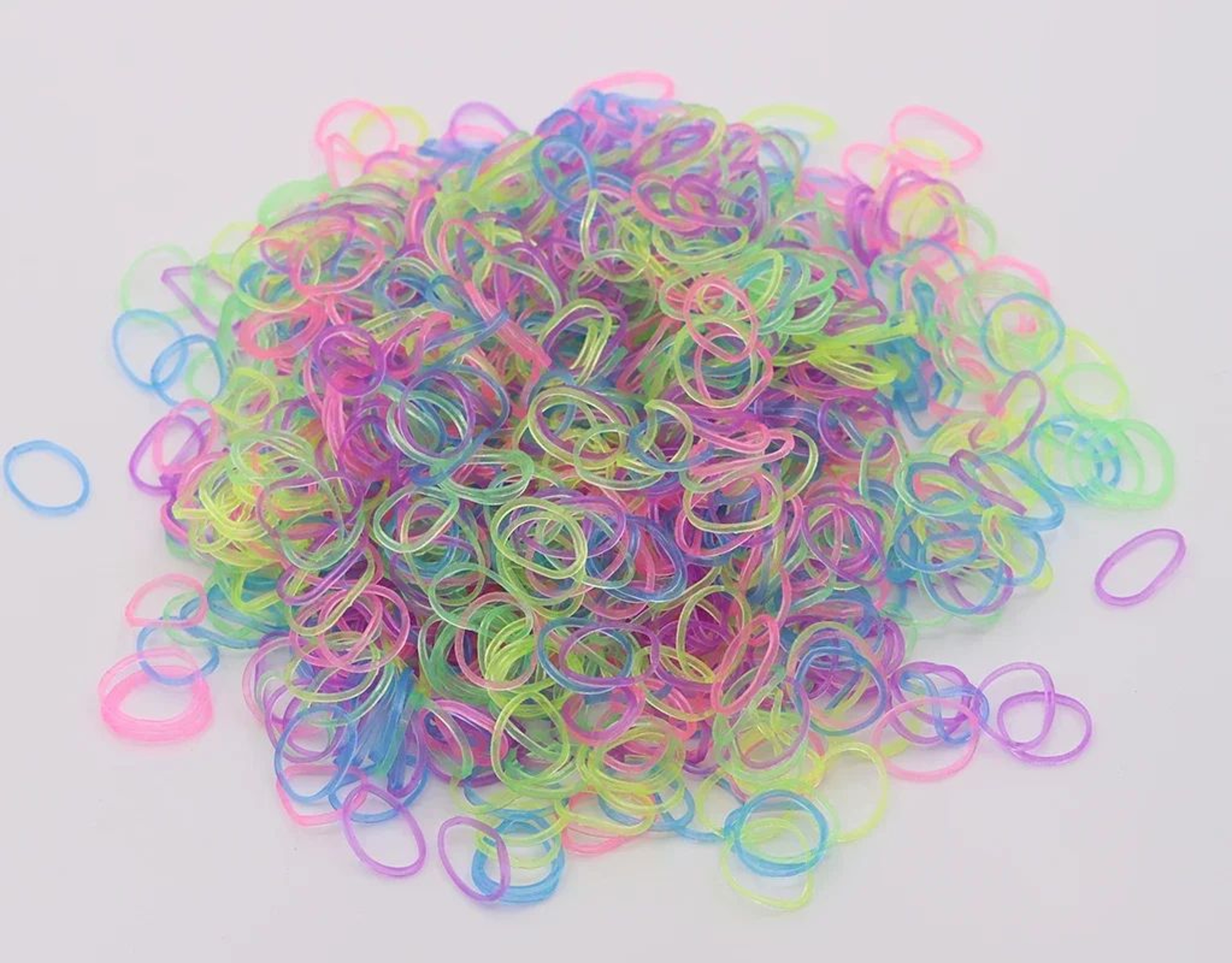 Color Duo 600PCS Loom Bands DIY Bracelet Making Kit 9