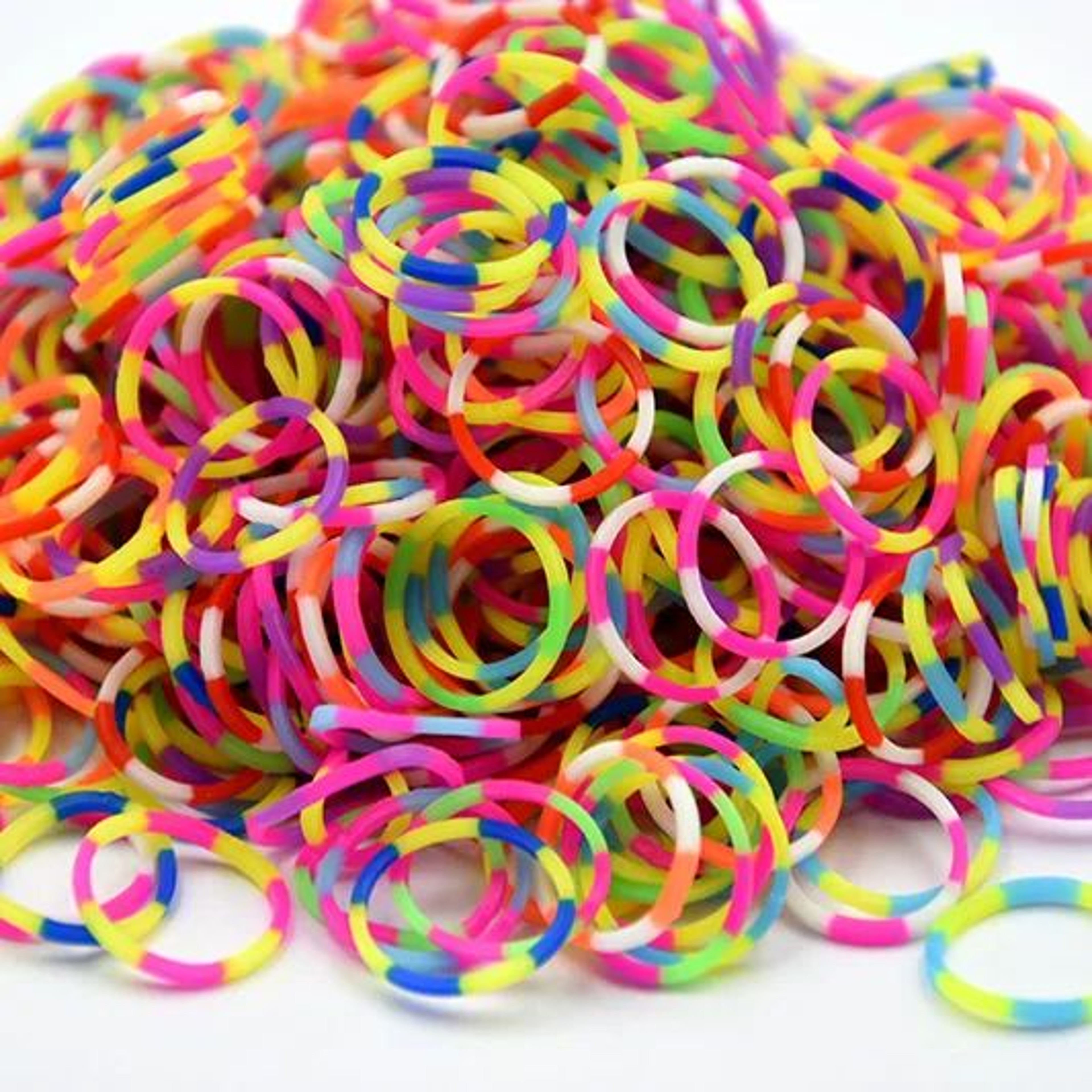 600PCS Rainbow Loom Bracelet Making Kit With Colorful Rubber Bands 4