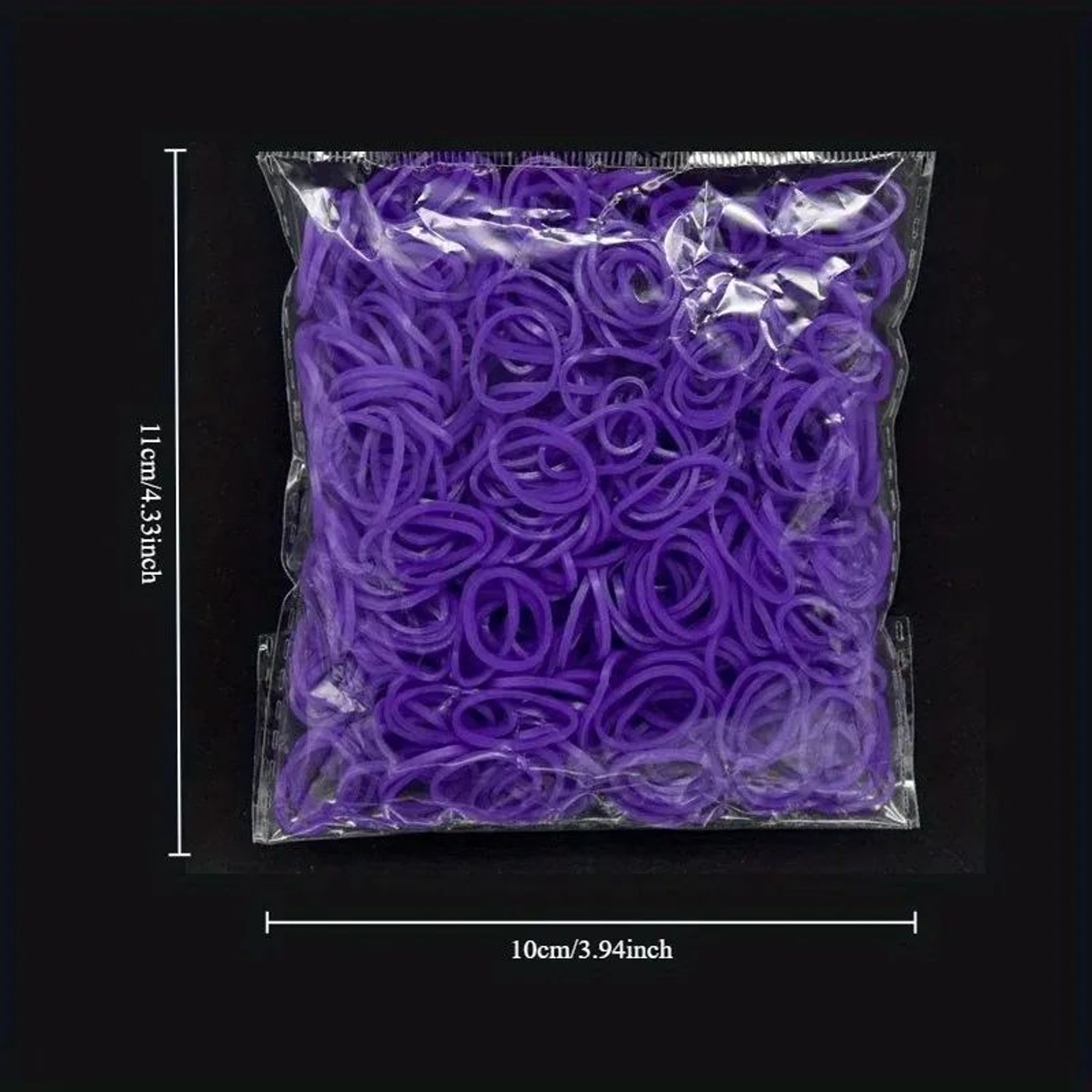 600PCS Rainbow Loom Bracelet Making Kit With Colorful Rubber Bands 13