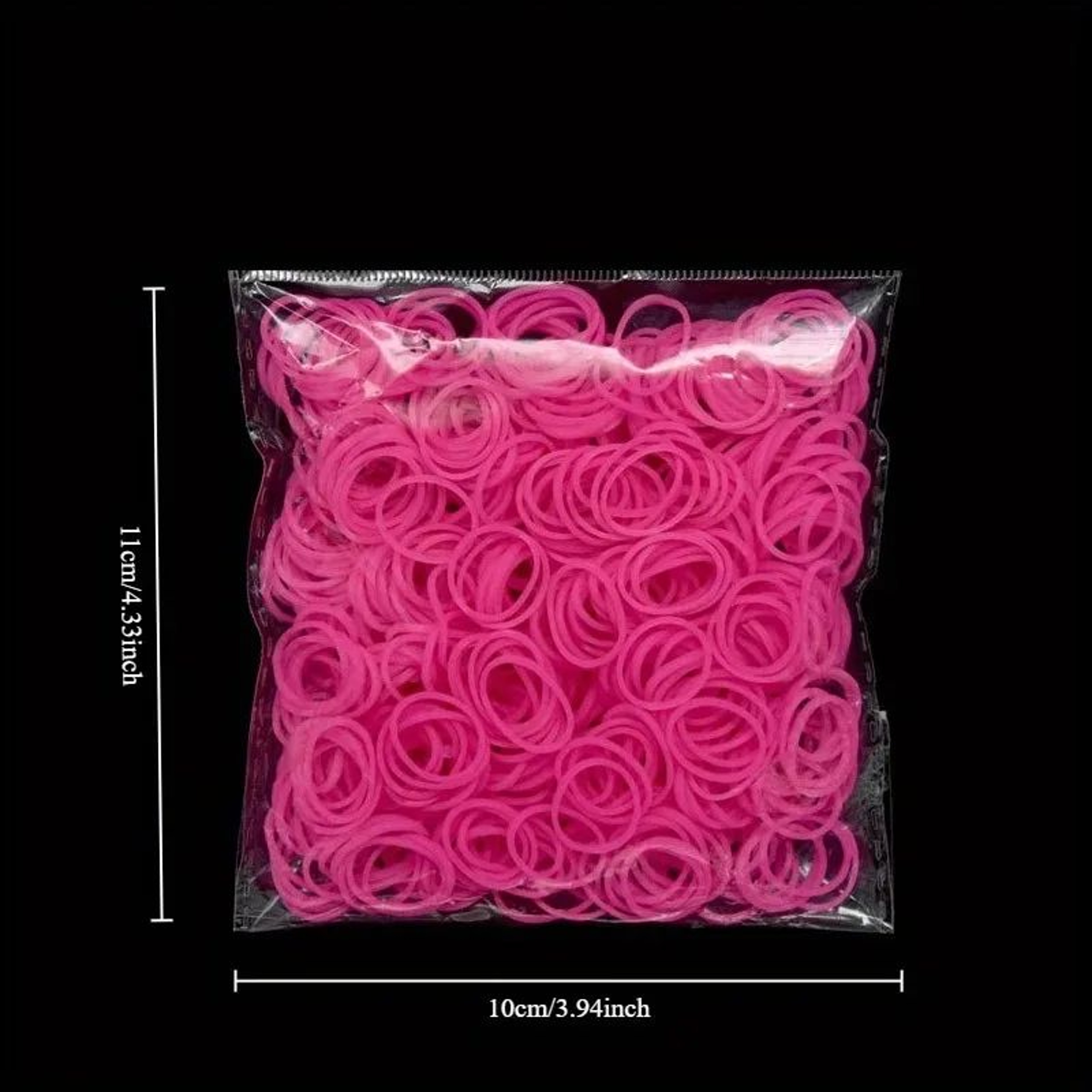 600PCS Rainbow Loom Bracelet Making Kit With Colorful Rubber Bands 14
