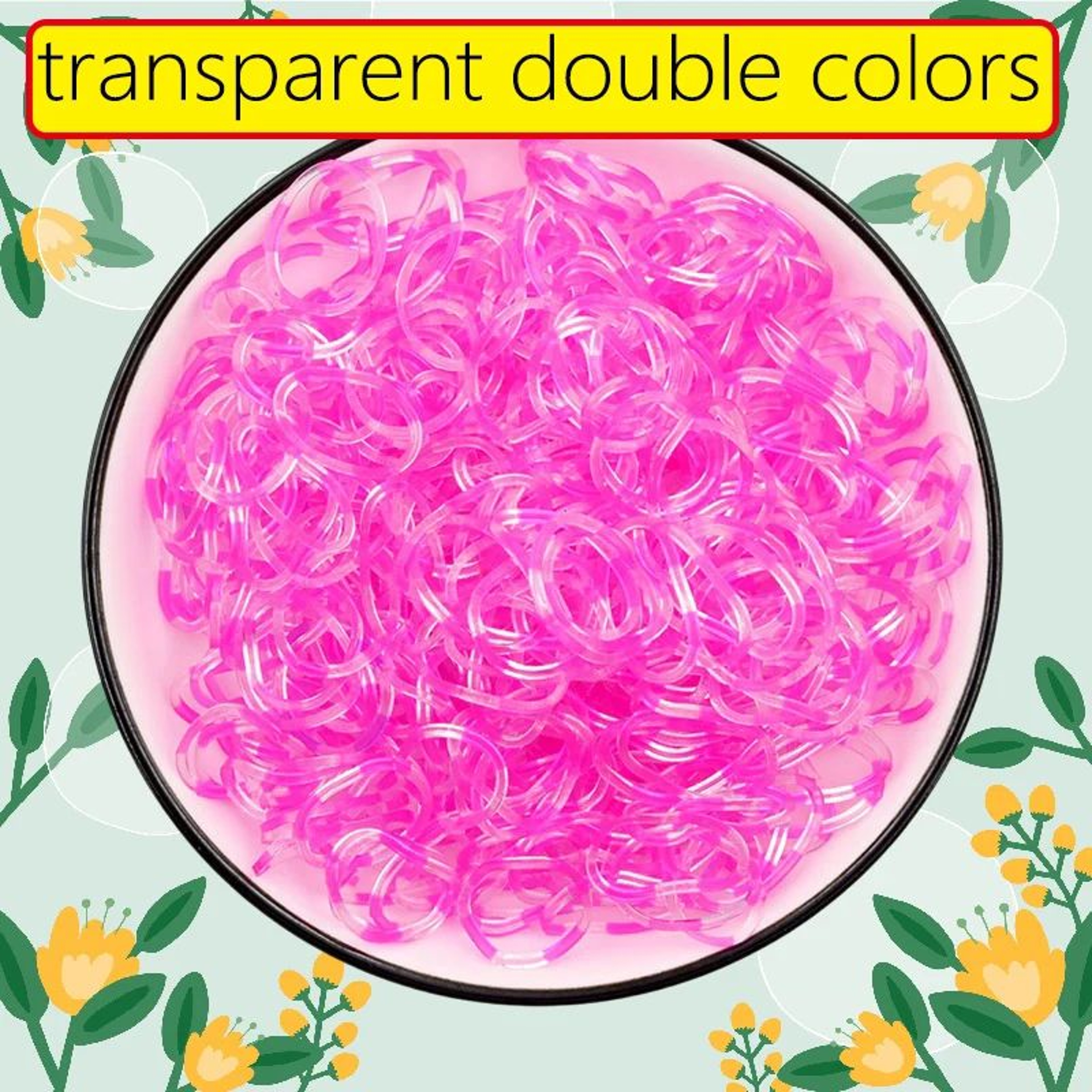 ColorCraft 600Piece Loom Bands Kit For DIY Bracelets And Jewelry 19