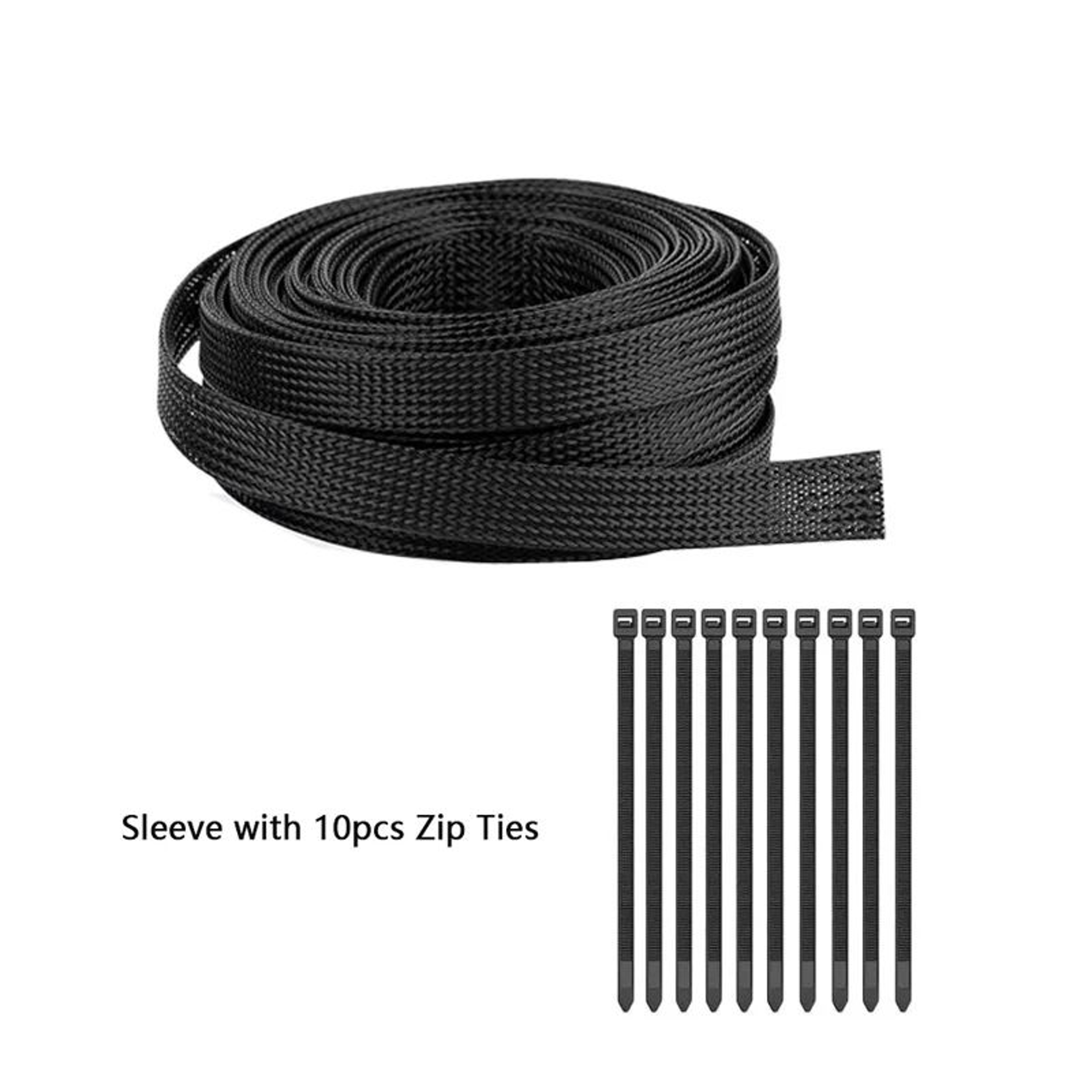FlexGuard Expandable Braided Cable Sleeve For Clean Cable Management 7