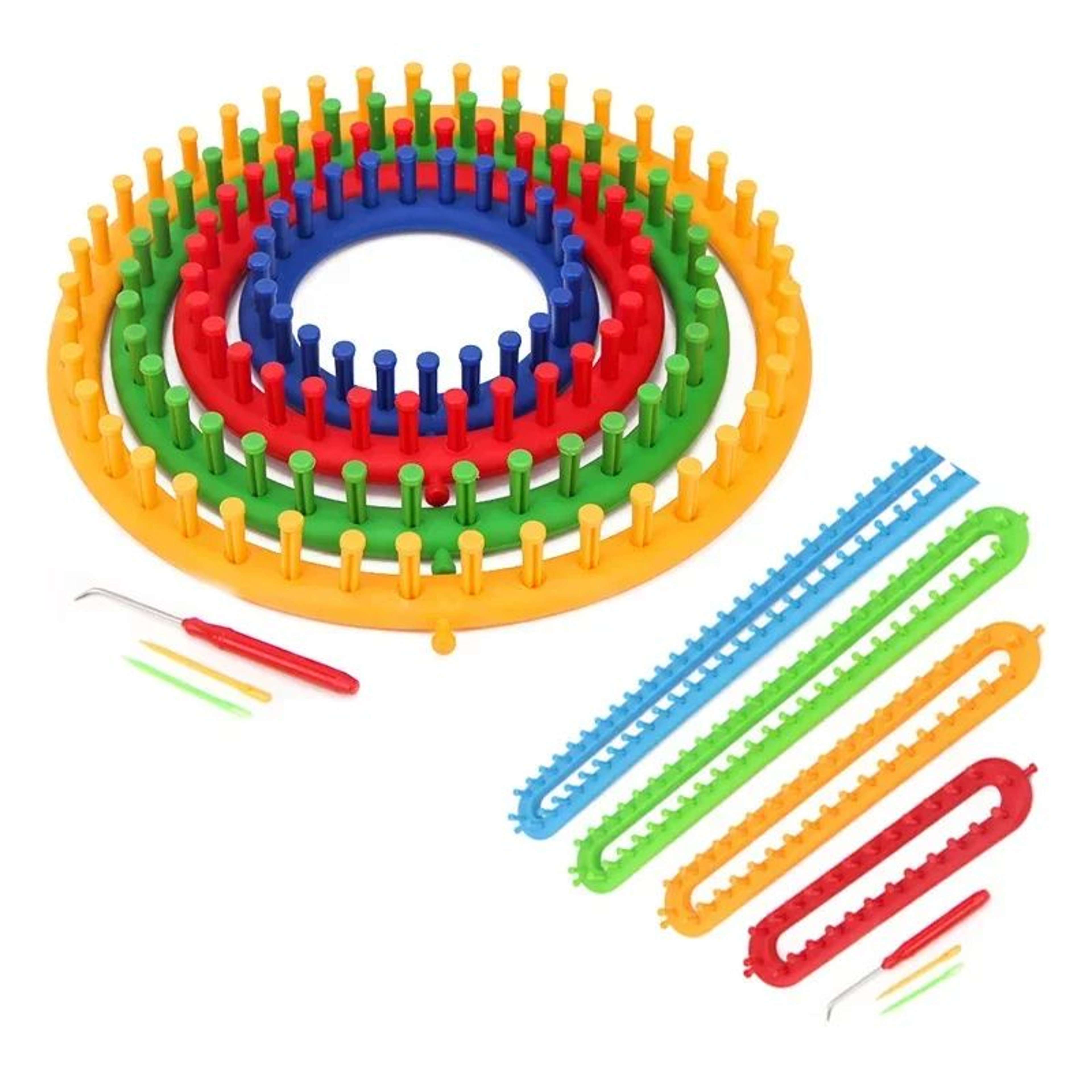 DIY Knitting Loom Set For Hats Scarves Sweaters And Shawls 0