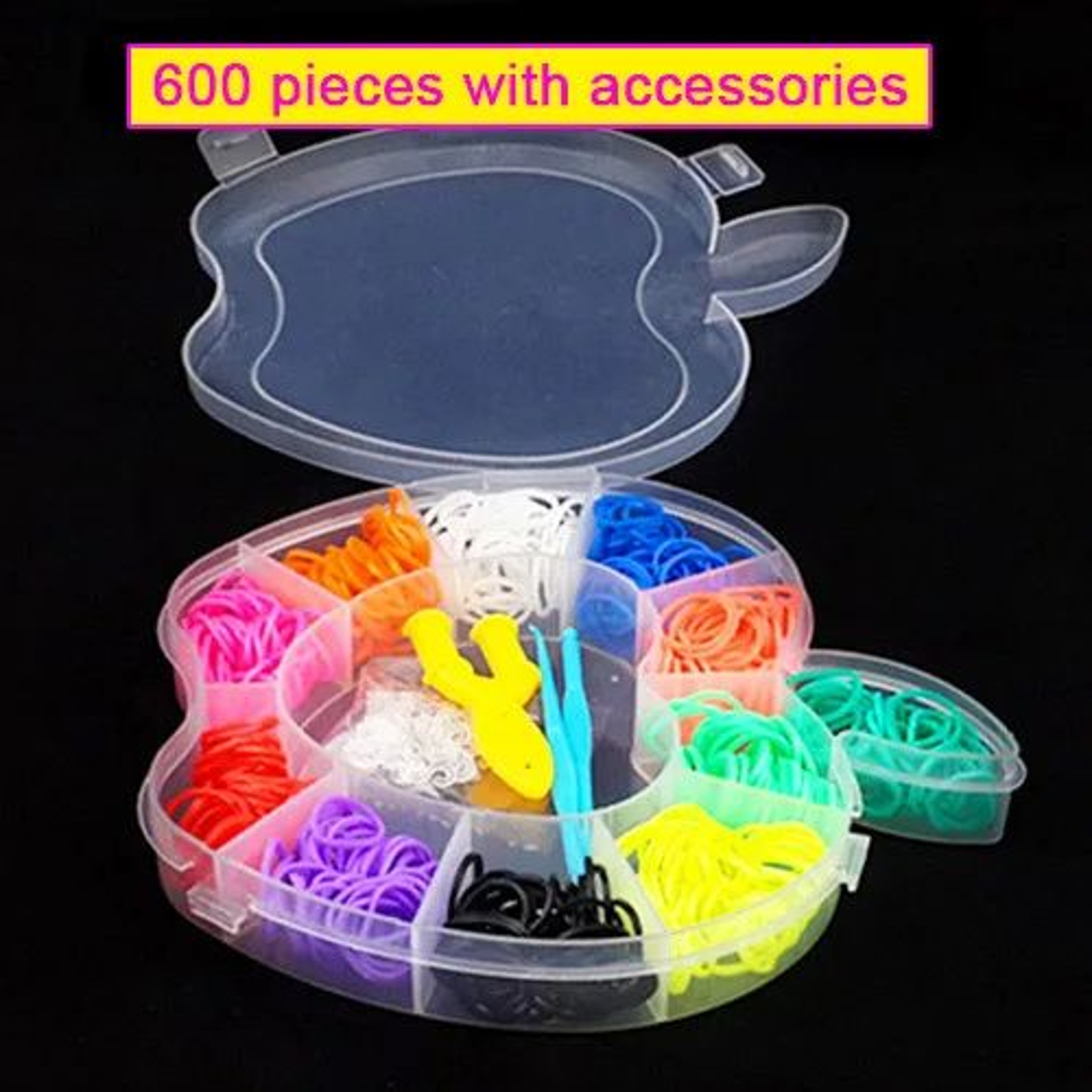 Colorful Rubber Band Loom Bracelet Making Kit For Kids 14
