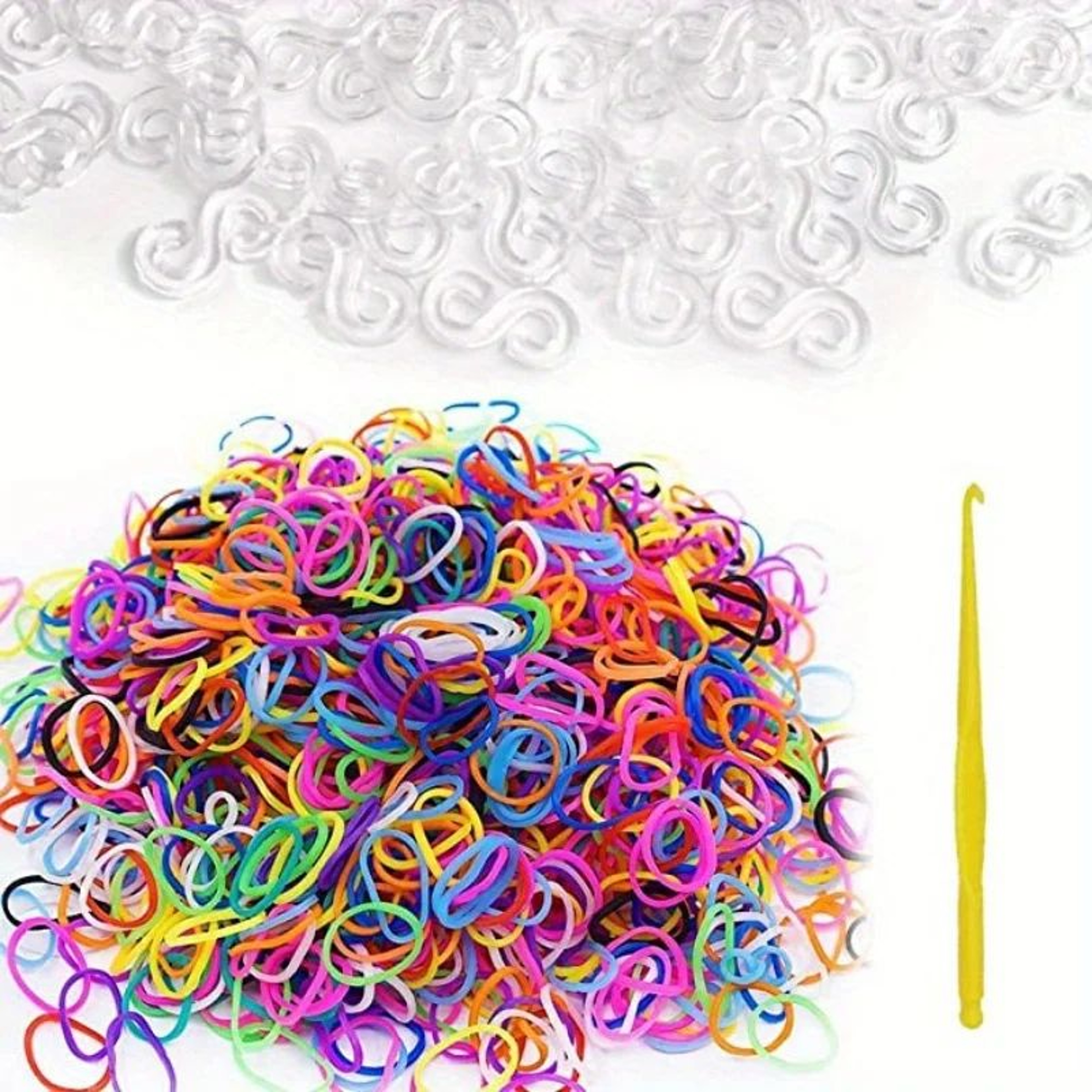 20007260PCS Colorful Loom Band Bracelet Making Kit For Kids 3