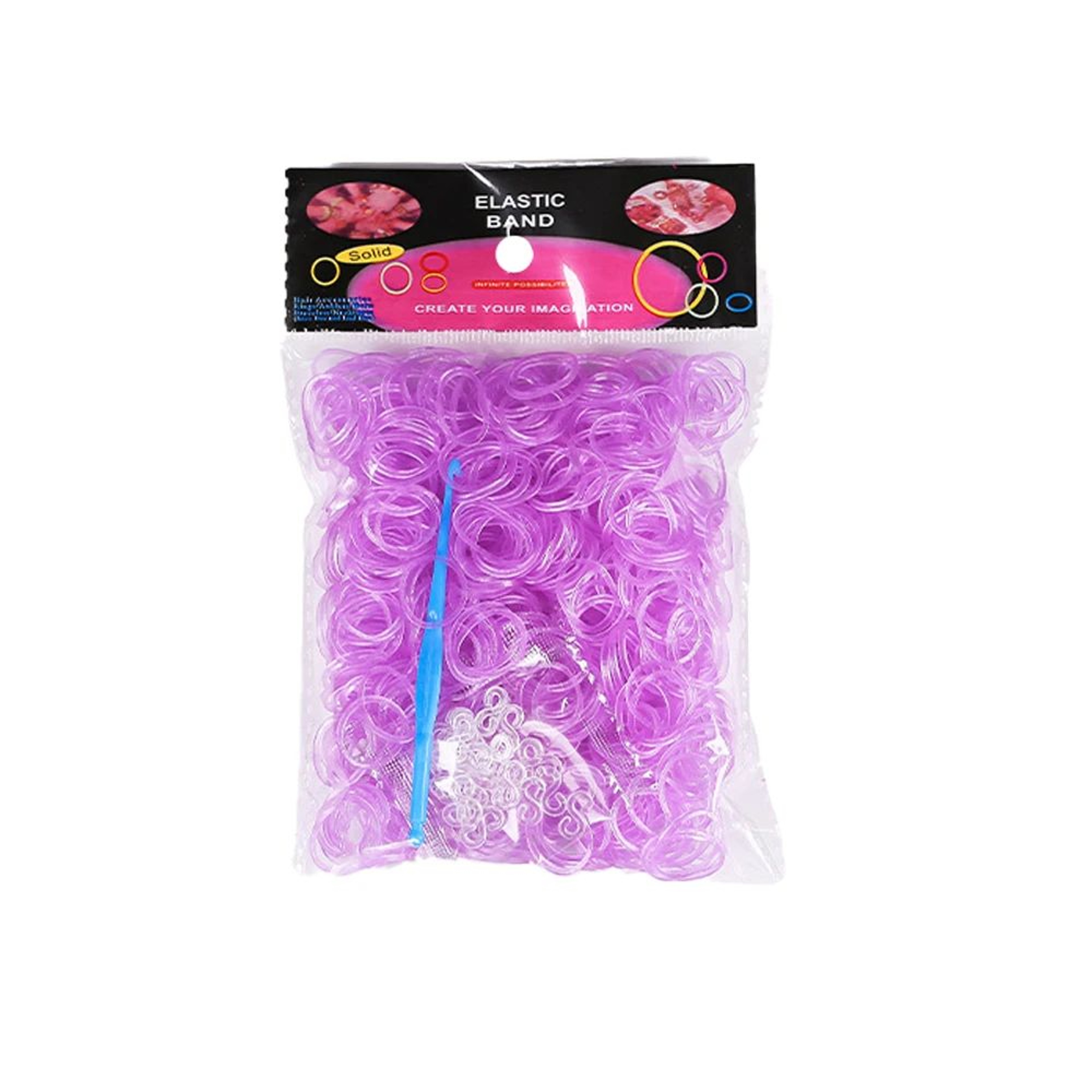 600 Pcs Colorful Loom Bands DIY Bracelet Making Craft Kit For Kids 10