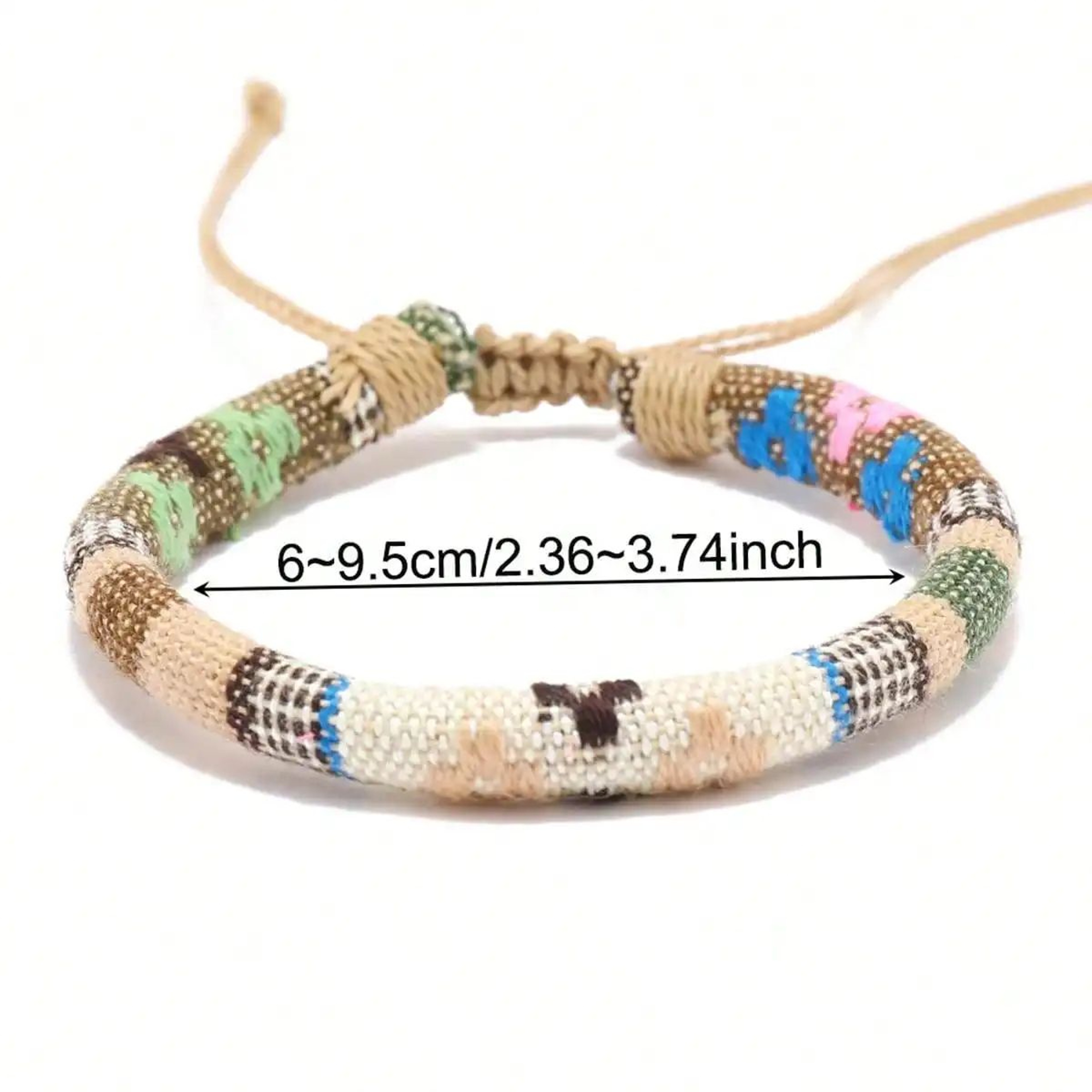 24-Piece Boho Woven Friendship Bracelet Set for Men and Women – view 7