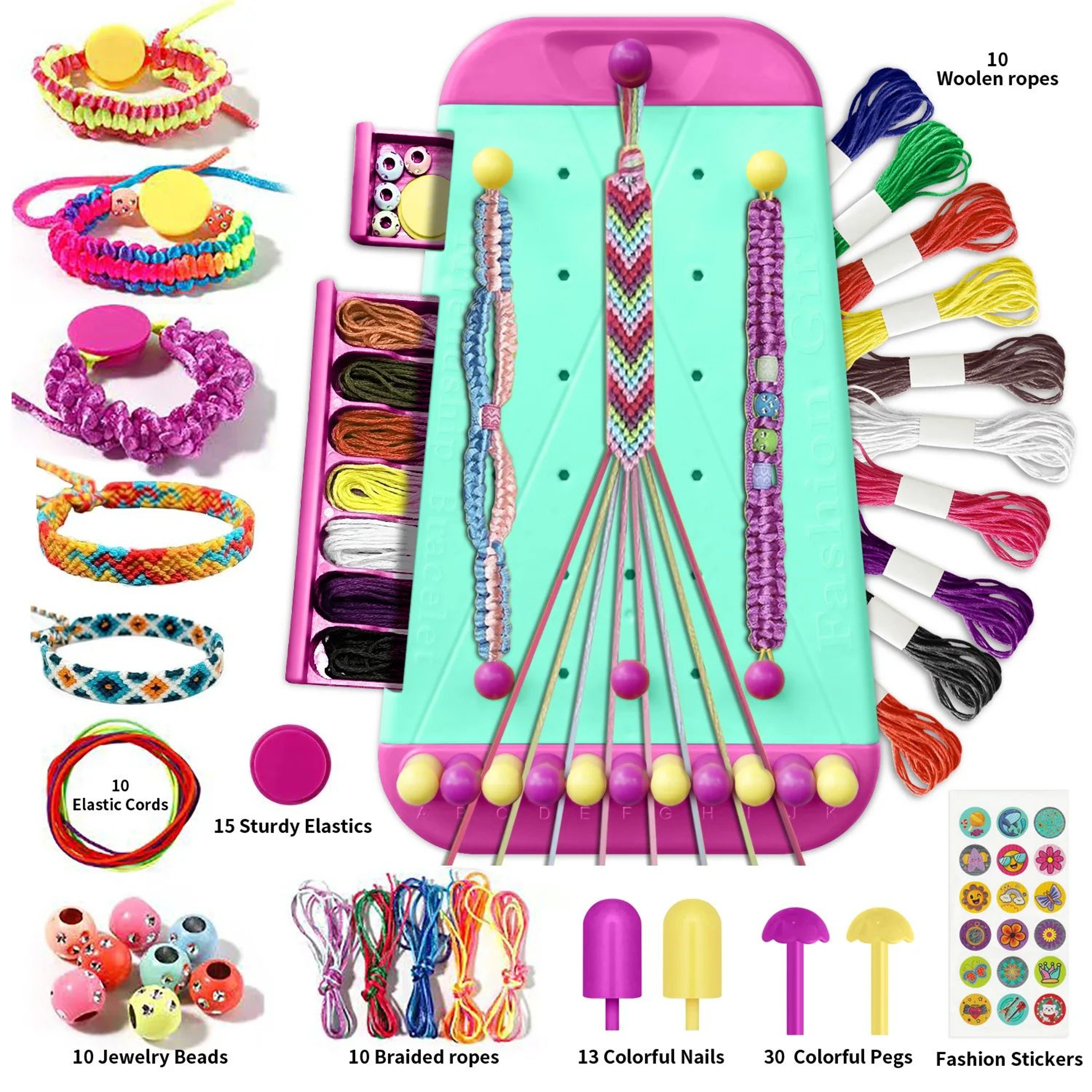 Creative Friendship Bracelet Making Kit For Kids DIY Jewelry Crafts 1