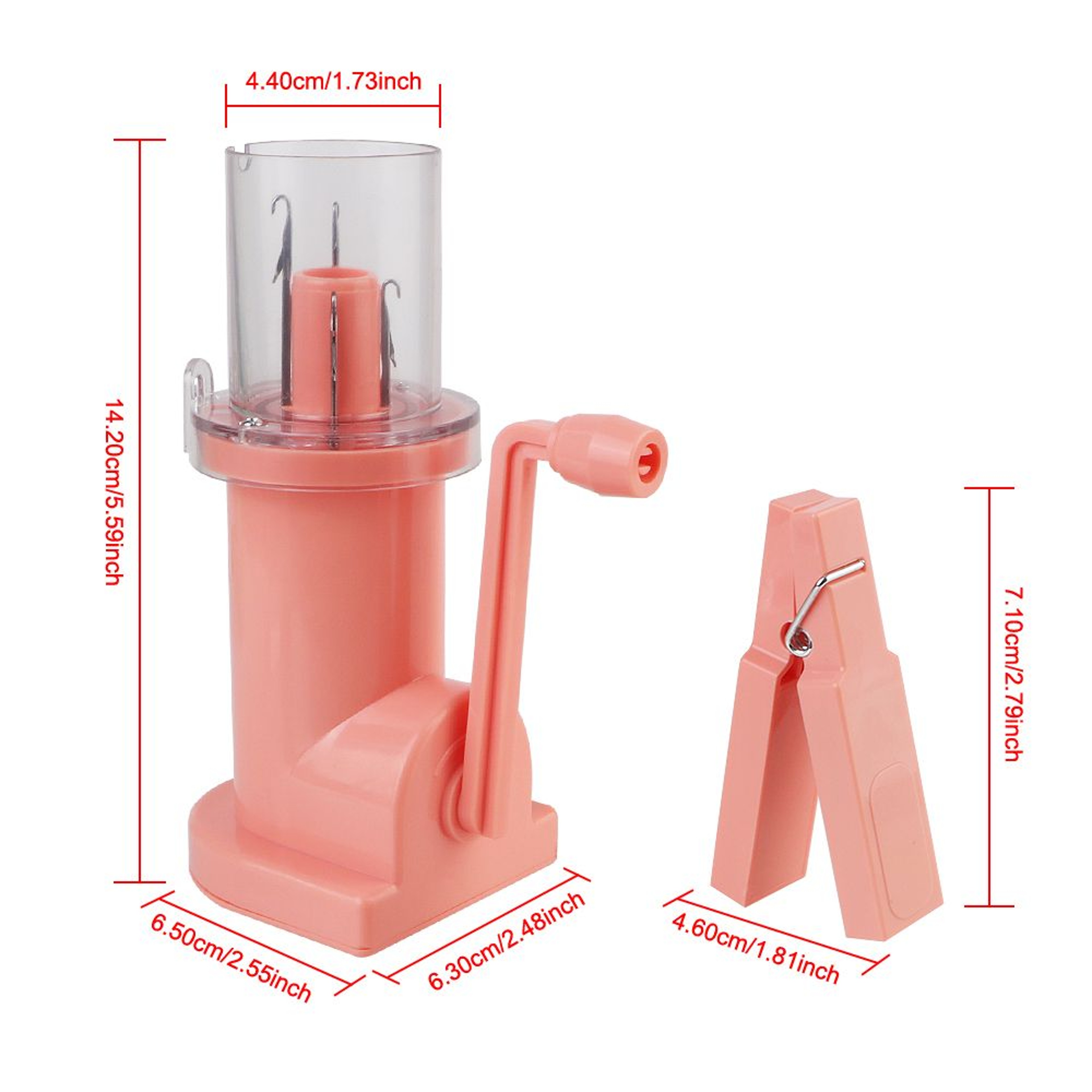 Portable Hand Crank Spool Knitter and Bracelet Weaving Tool – view 9