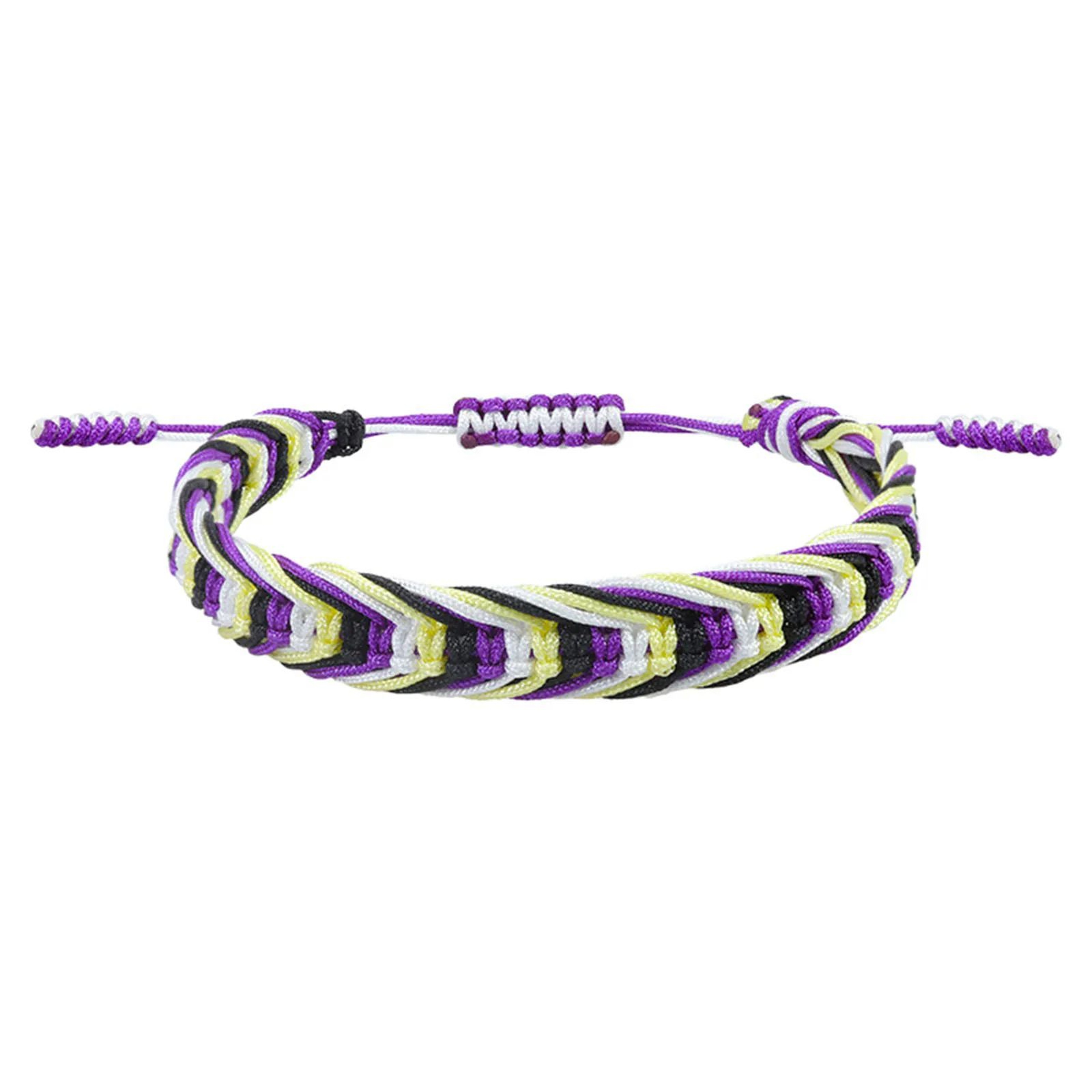 Boho Braided Friendship Bracelet Adjustable Multicolor Woven String Bracelet 1PC 6