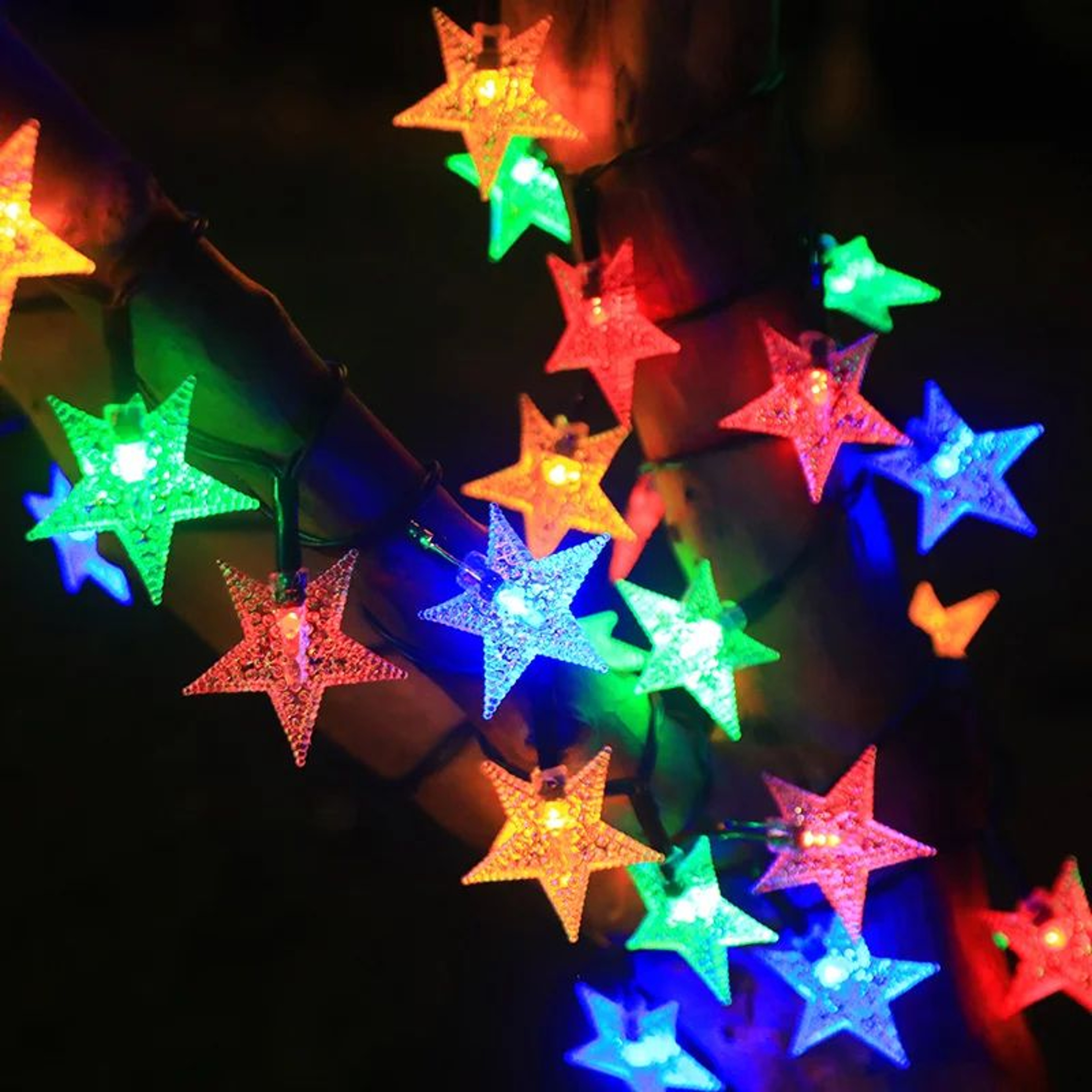 Solar Star String Lights Outdoor Waterproof 8Mode Fairy Lights 3