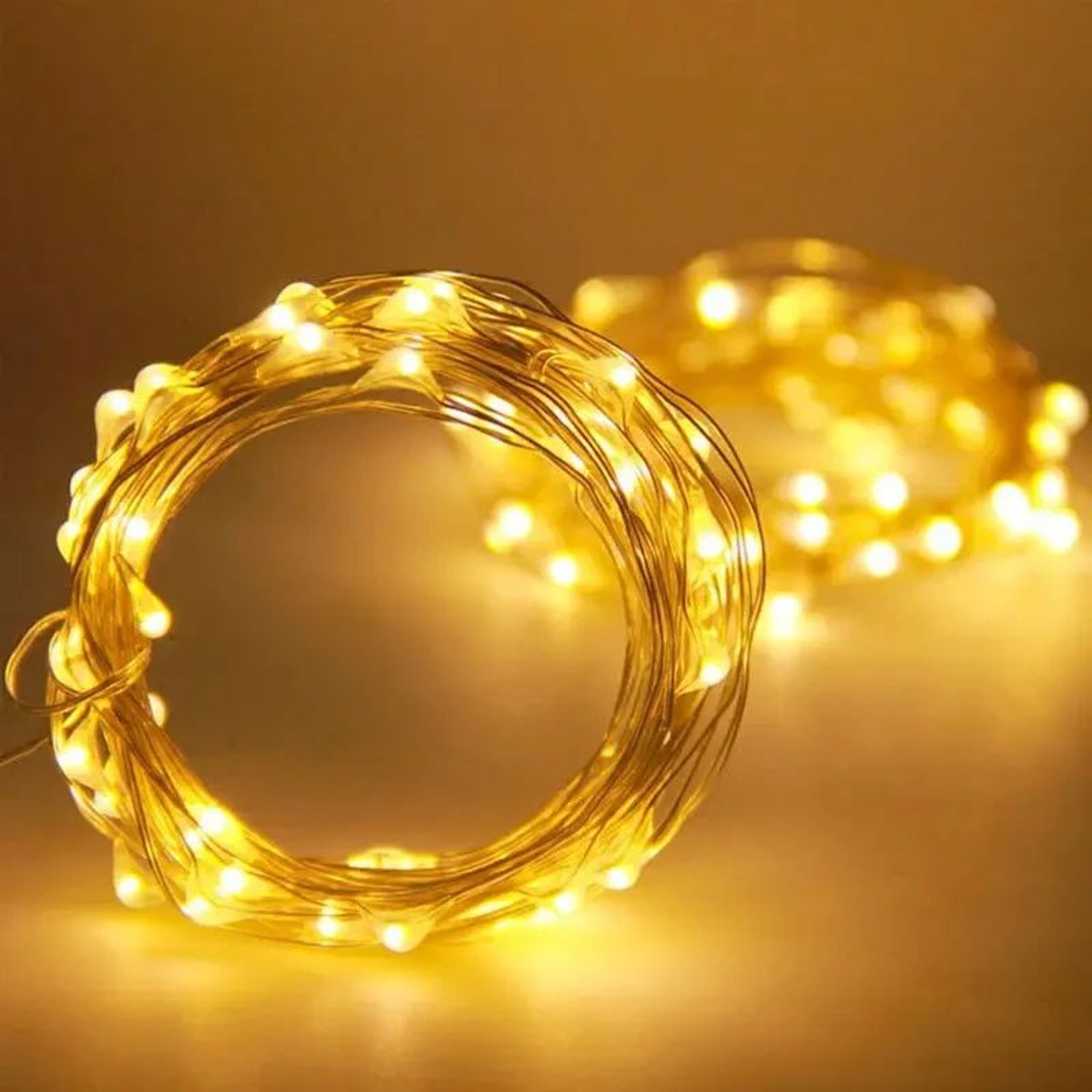 Battery Powered LED Copper Wire Fairy String Lights 1 Pack 5