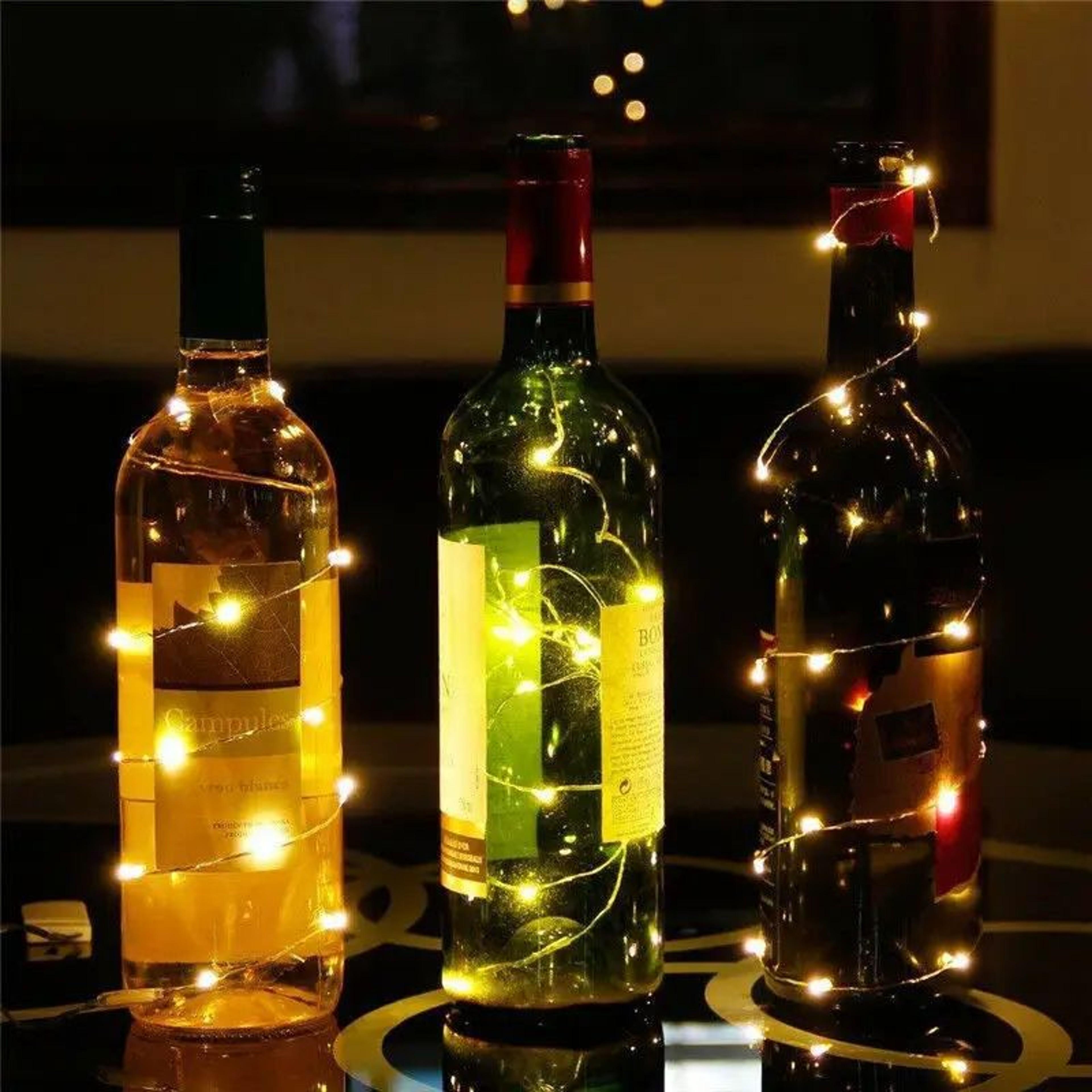 Flexible Copper Wire LED Fairy String Lights 1M To 10M 4