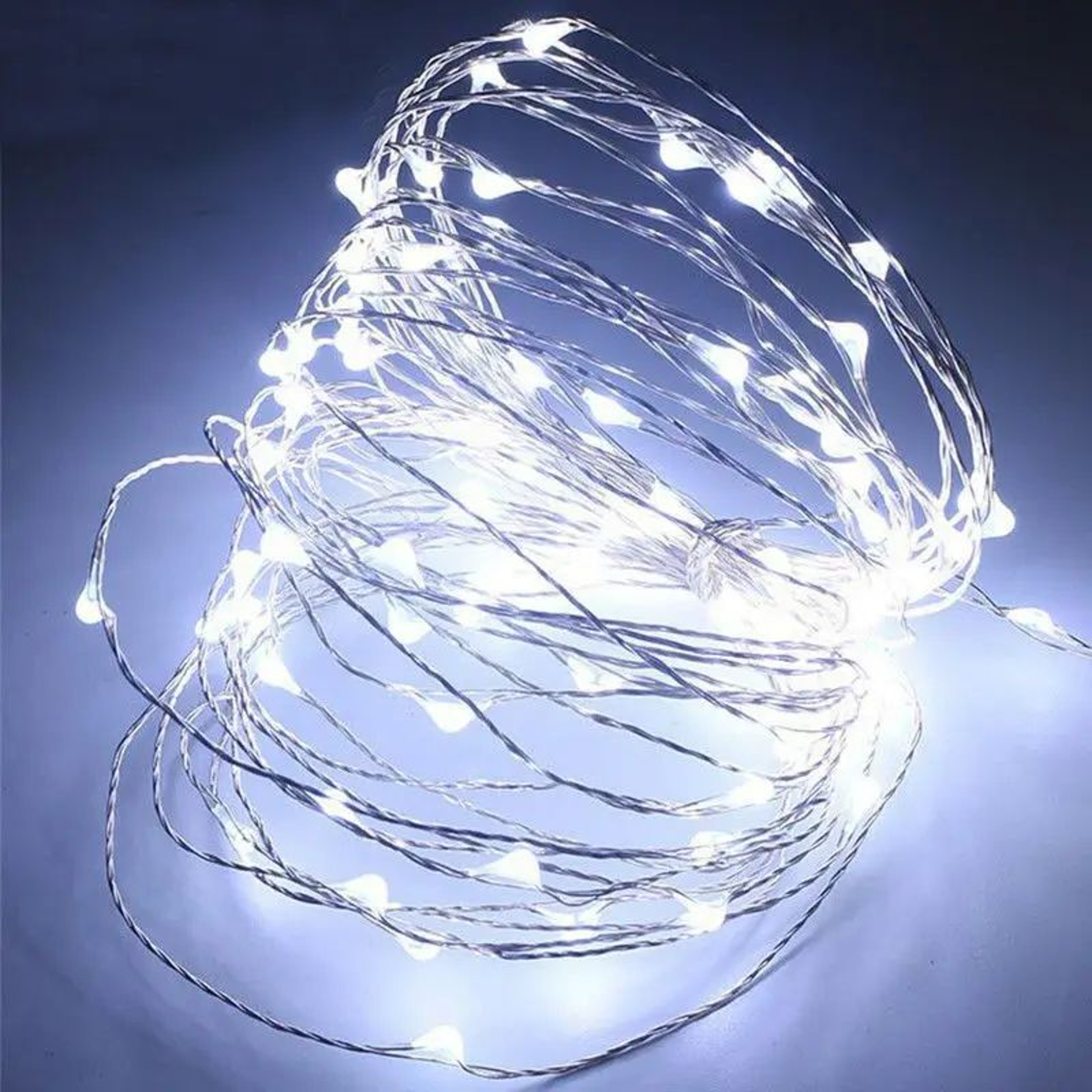 Flexible Copper Wire LED Fairy String Lights 1M To 10M 8