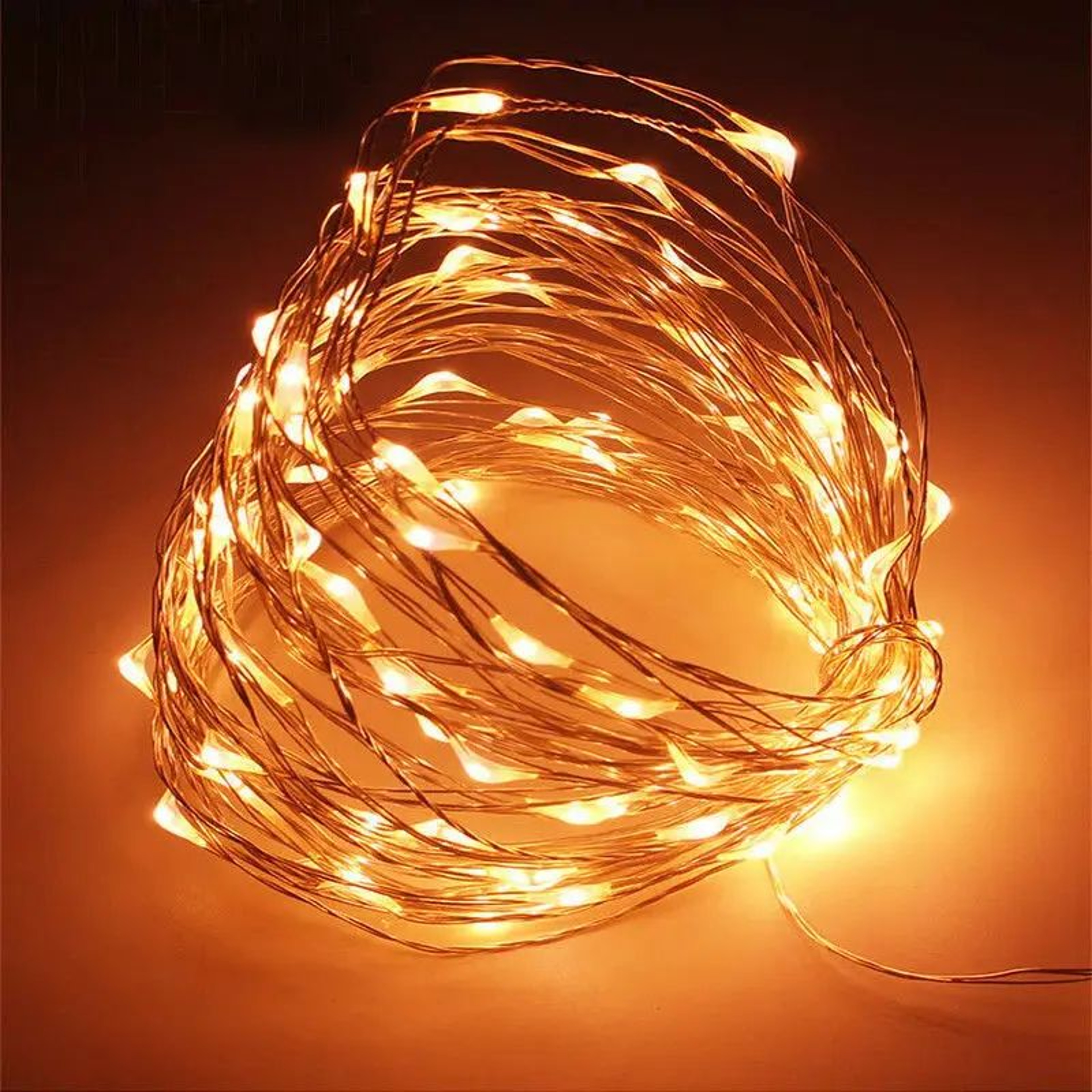 Flexible Copper Wire LED Fairy String Lights 1M To 10M 14