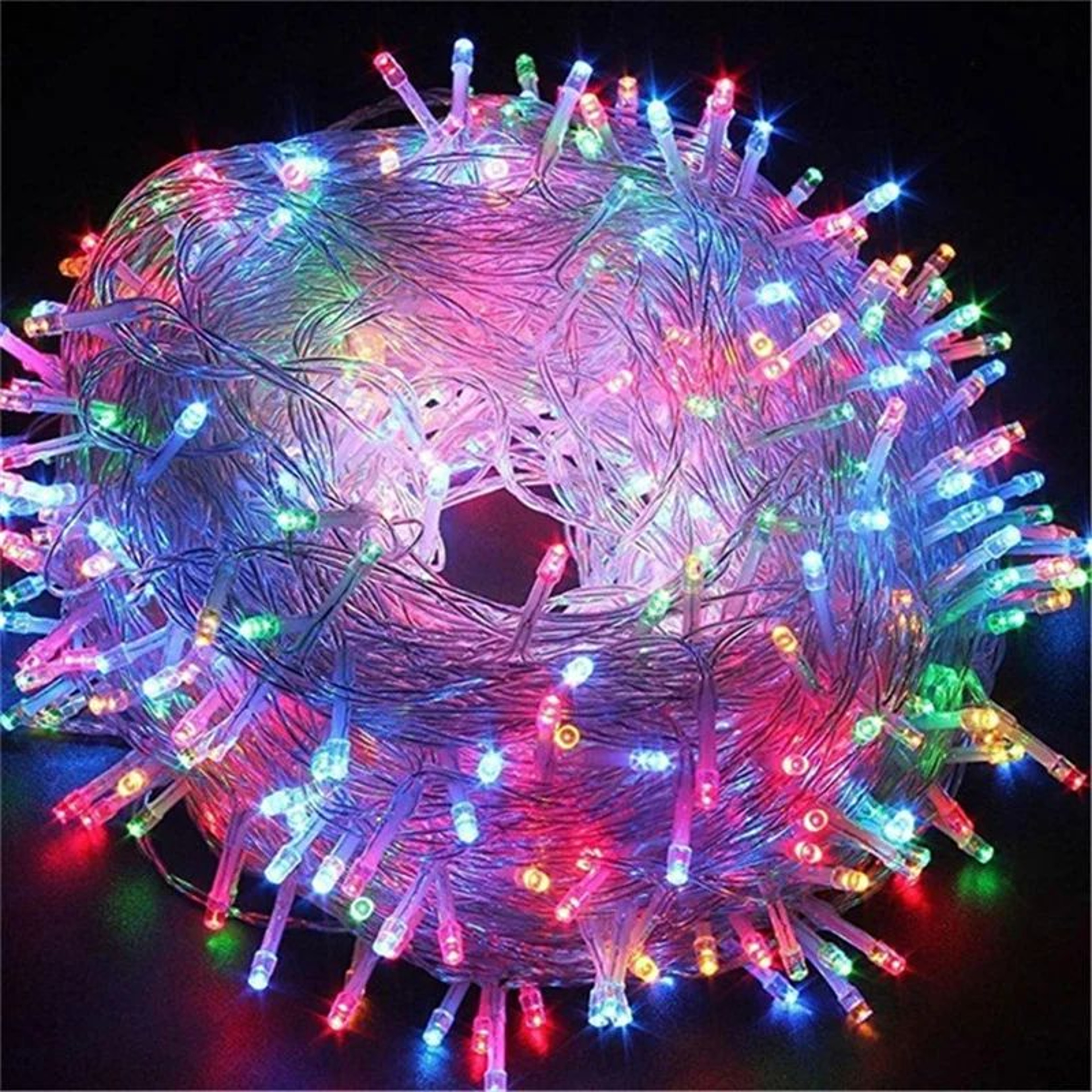 10M 20M Outdoor LED Christmas String Lights 220V EU Plug Holiday Garland 0