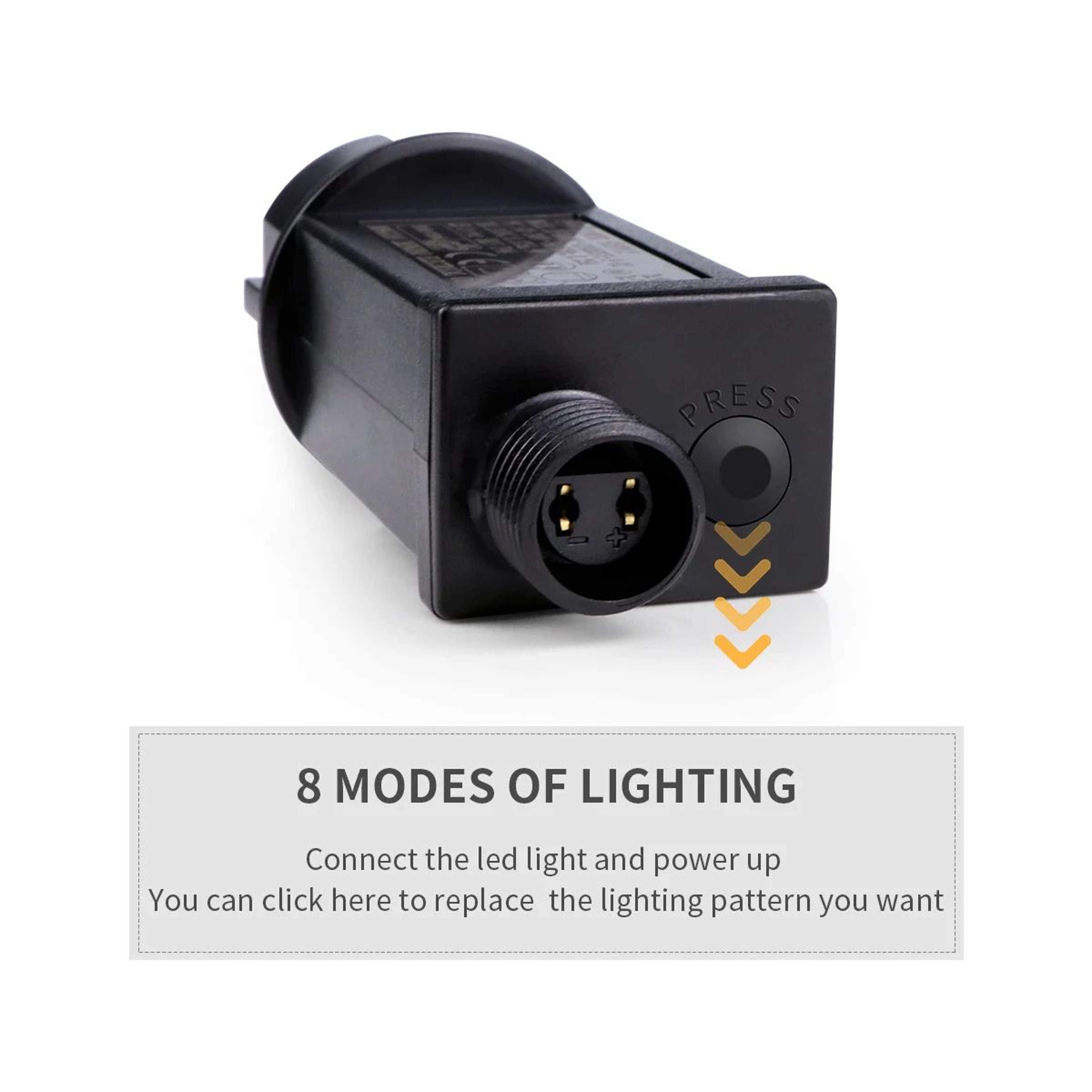 10M100M Waterproof LED Fairy String Lights With 8 Lighting Modes 4