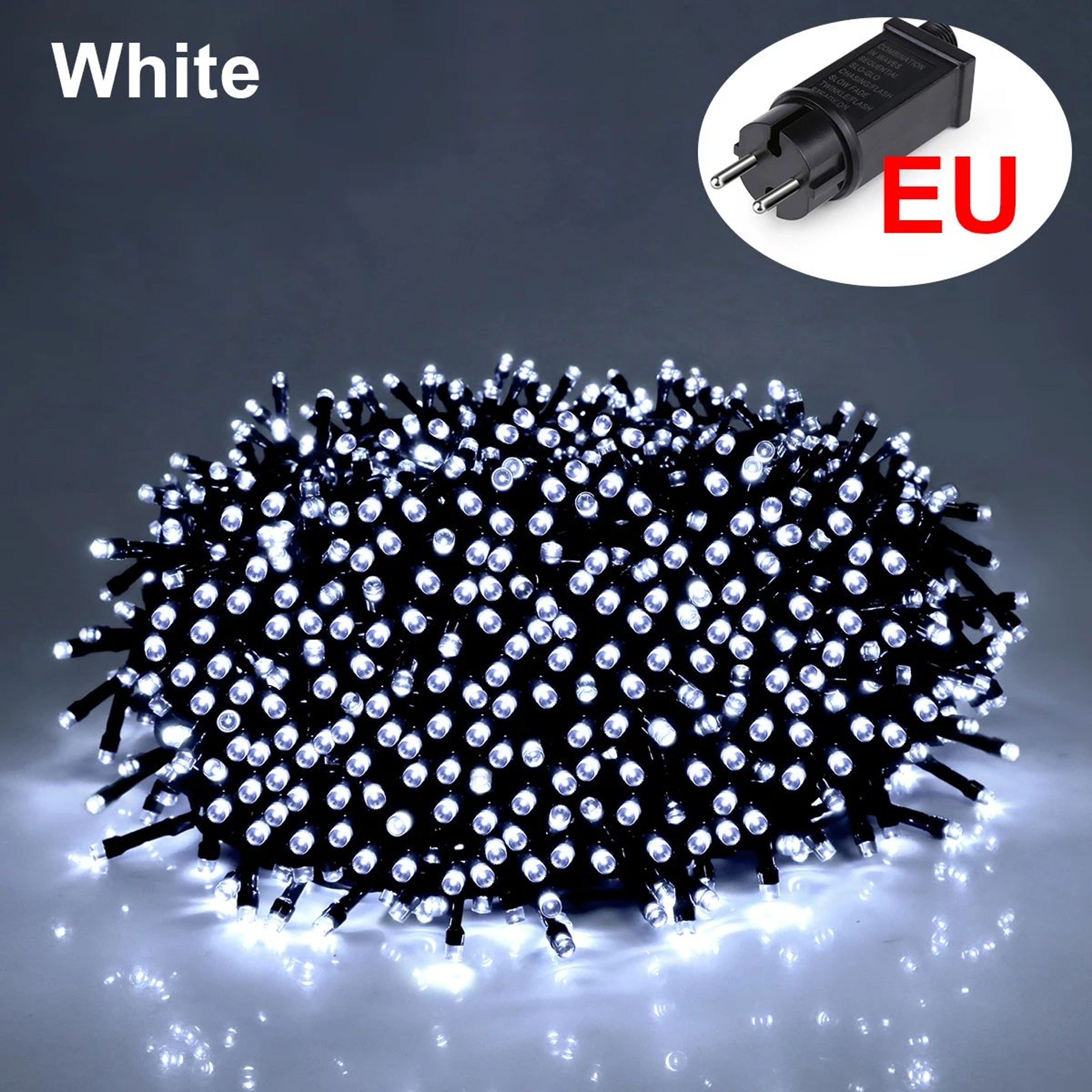 10M100M Waterproof LED String Lights For Christmas Garden And Outdoor Decor 8