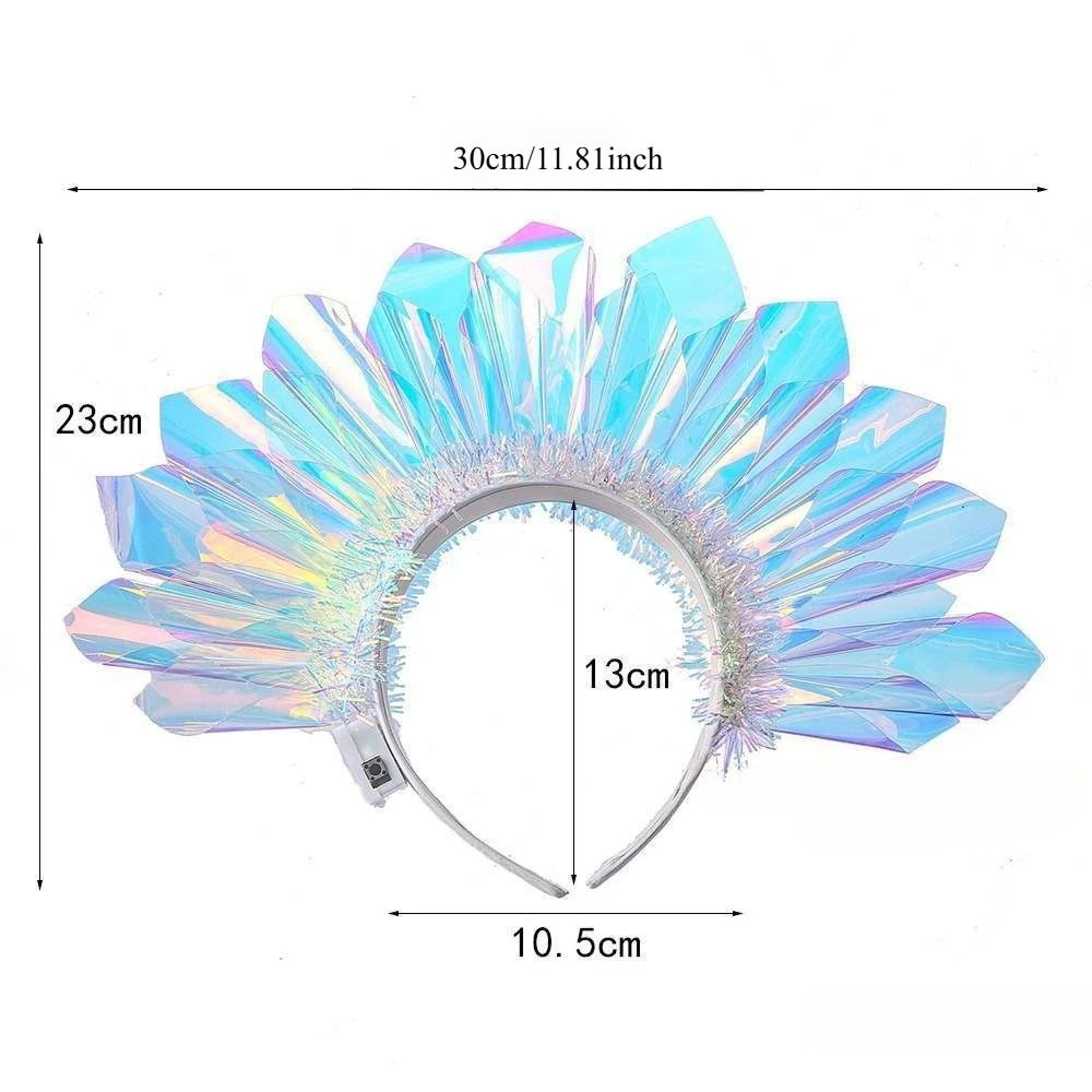 Colorful LED Laser Headband Light Up Hair Hoop for Parties and Festivals – view 7