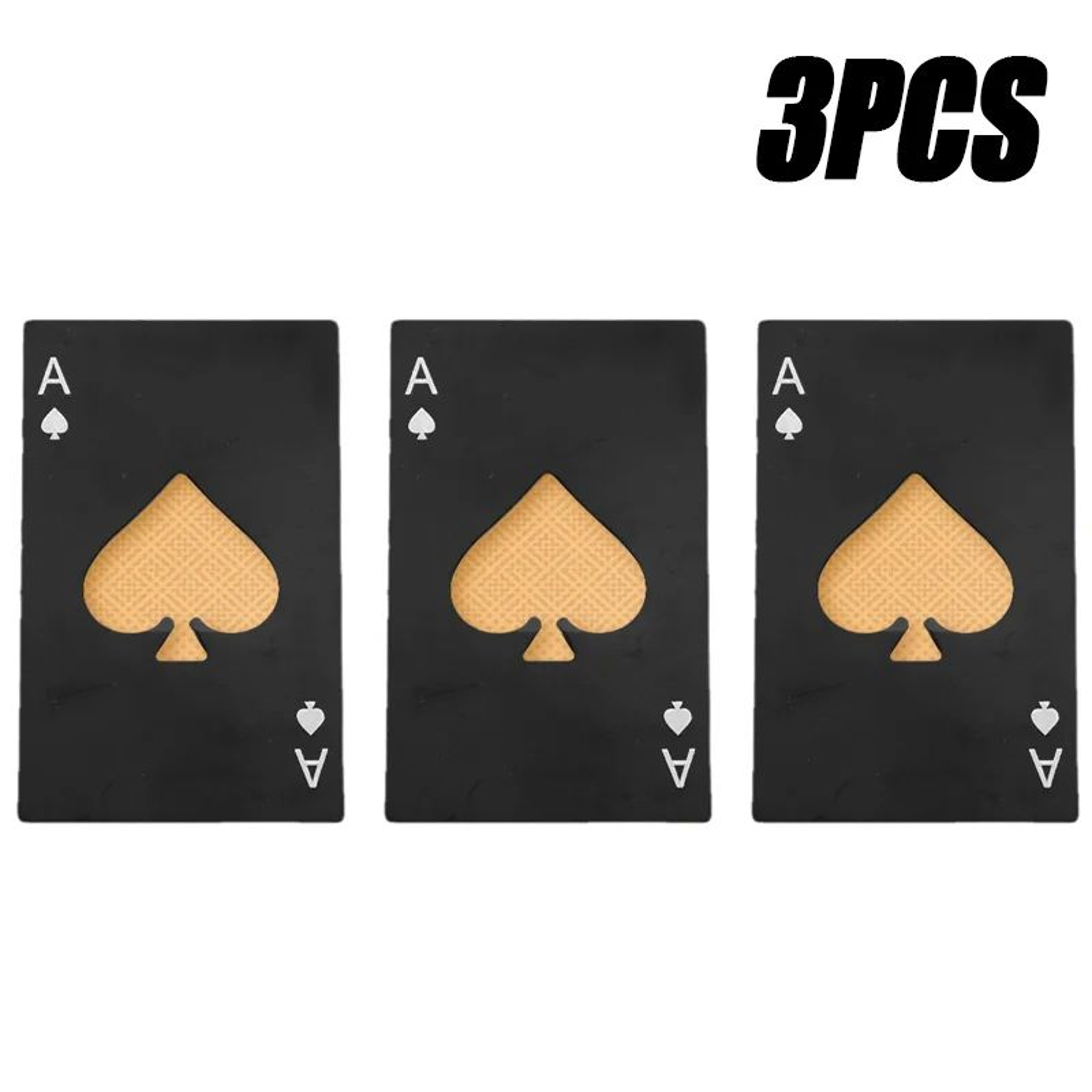 20PCS Ace Of Spades Playing Card Bottle Opener Stainless Steel Wallet Size Beer Opener 7