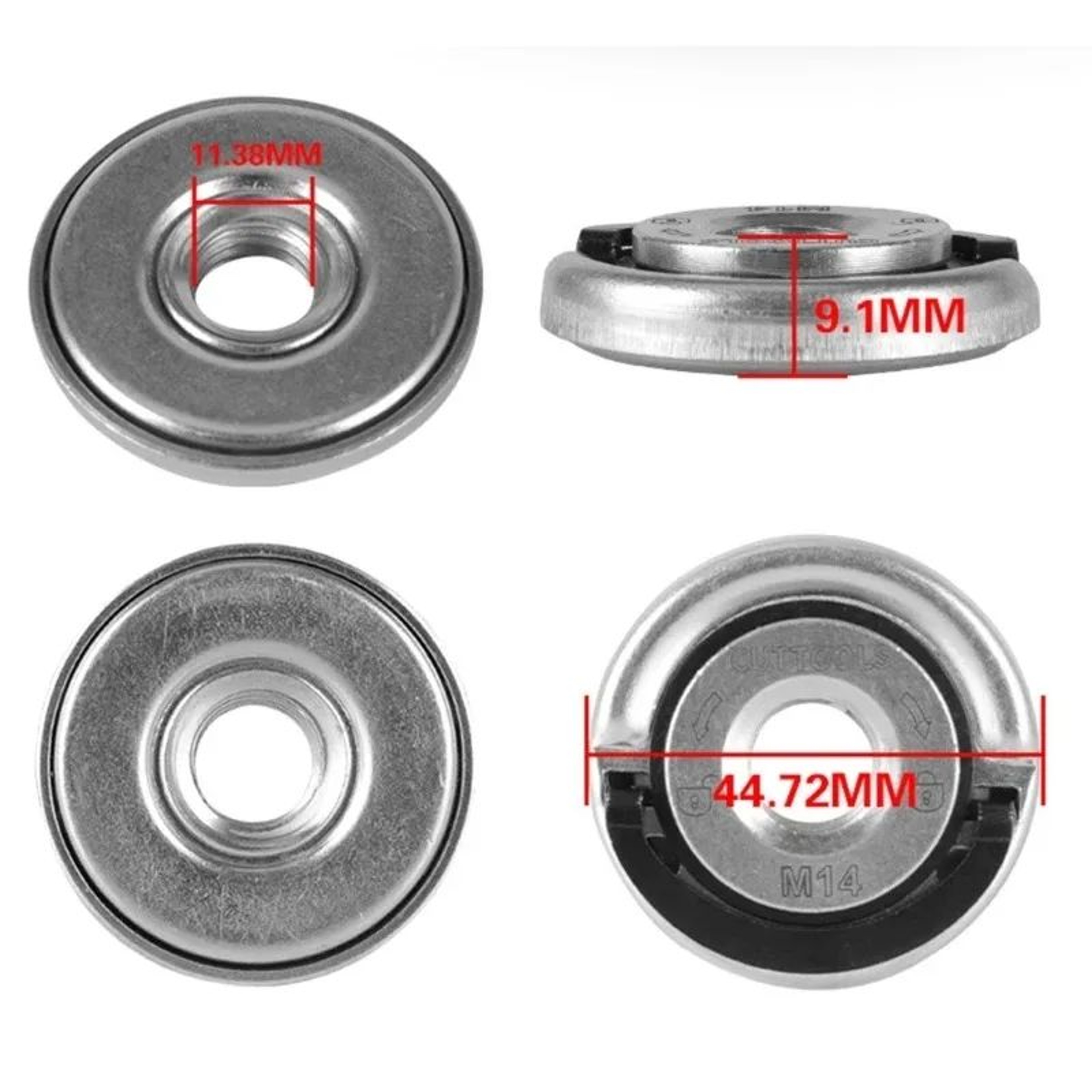 M14 Quick Release Angle Grinder Locking Nut SelfLocking Flange 5