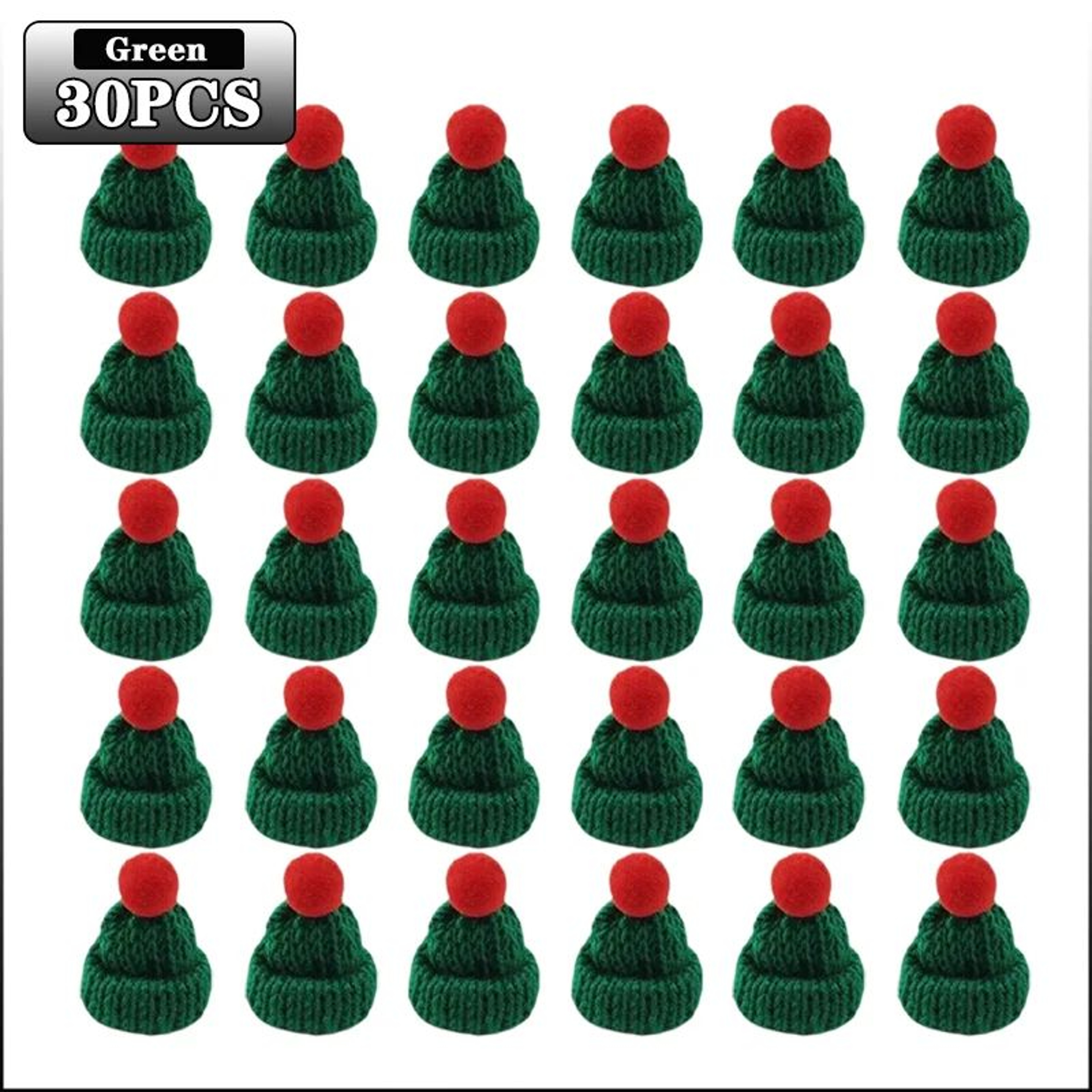 Mini Christmas Knit Hats And Scarves For Crafts And Holiday Decor 7