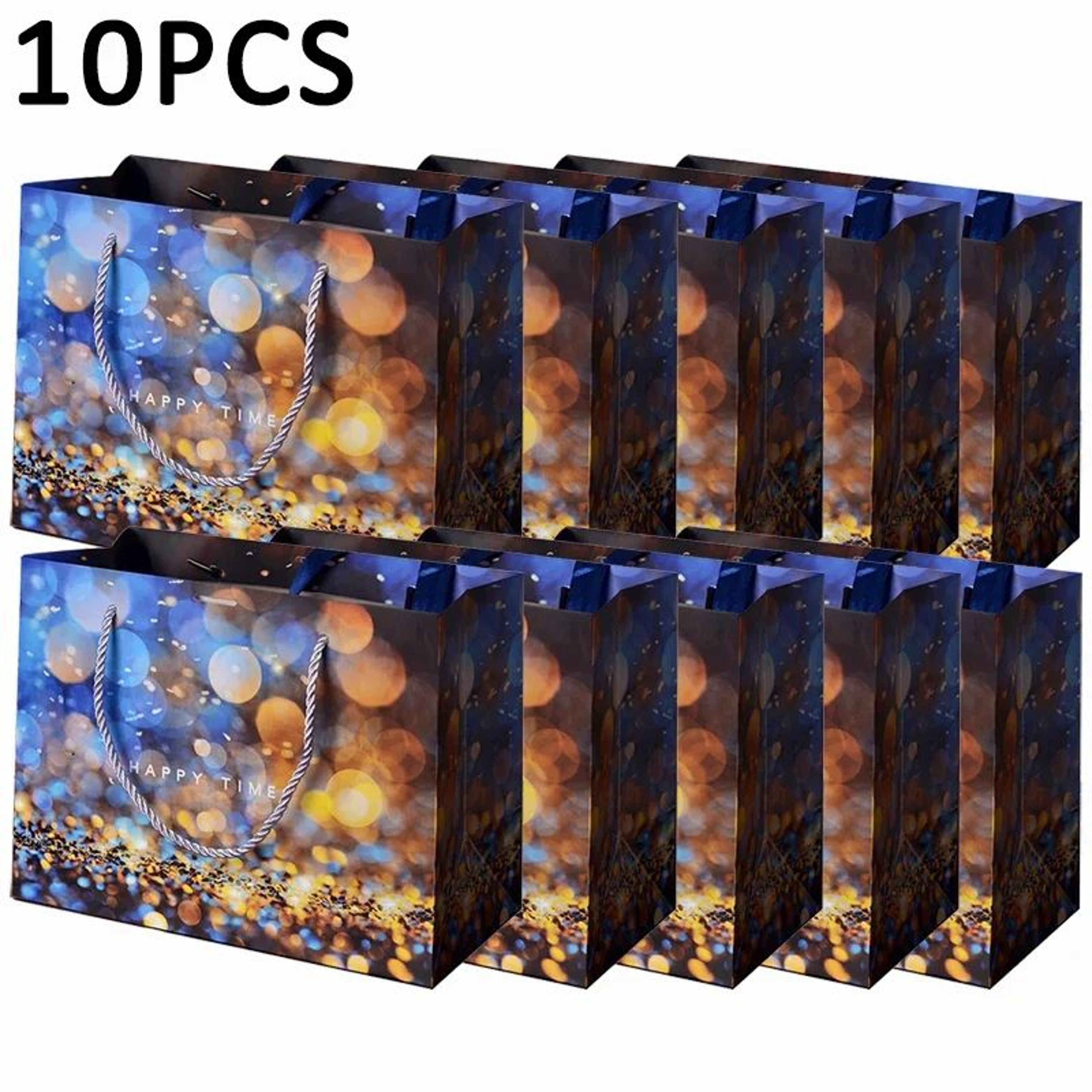 20PCS Star Design Paper Gift Bags For Birthdays Parties And Holidays 8