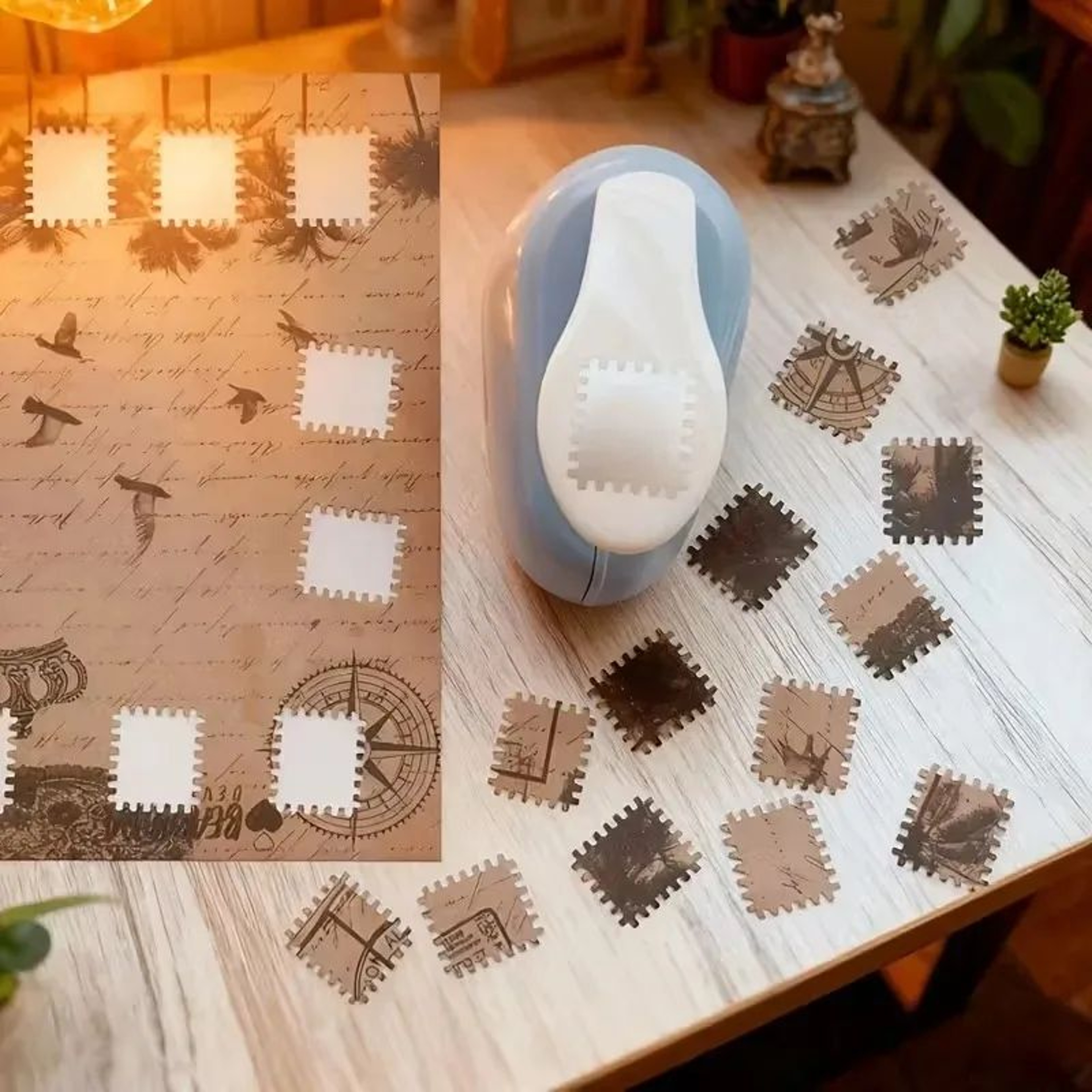 Stamp Shape Paper Punch For Scrapbooking And Card Making 124PCS 1