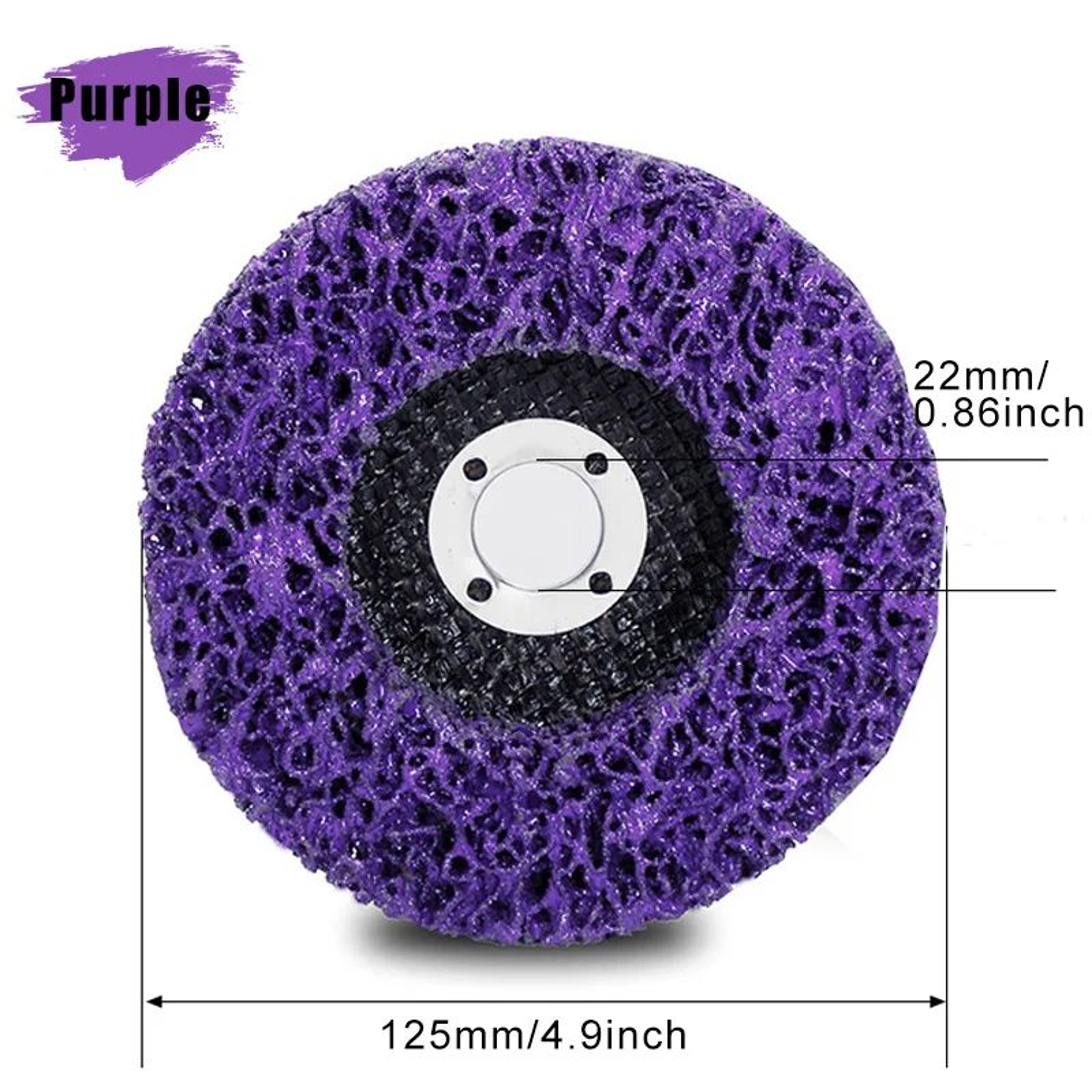 Diamond Strip Disc For Angle Grinder Rust And Paint Removal Wheel 4 To 5 Inch 7