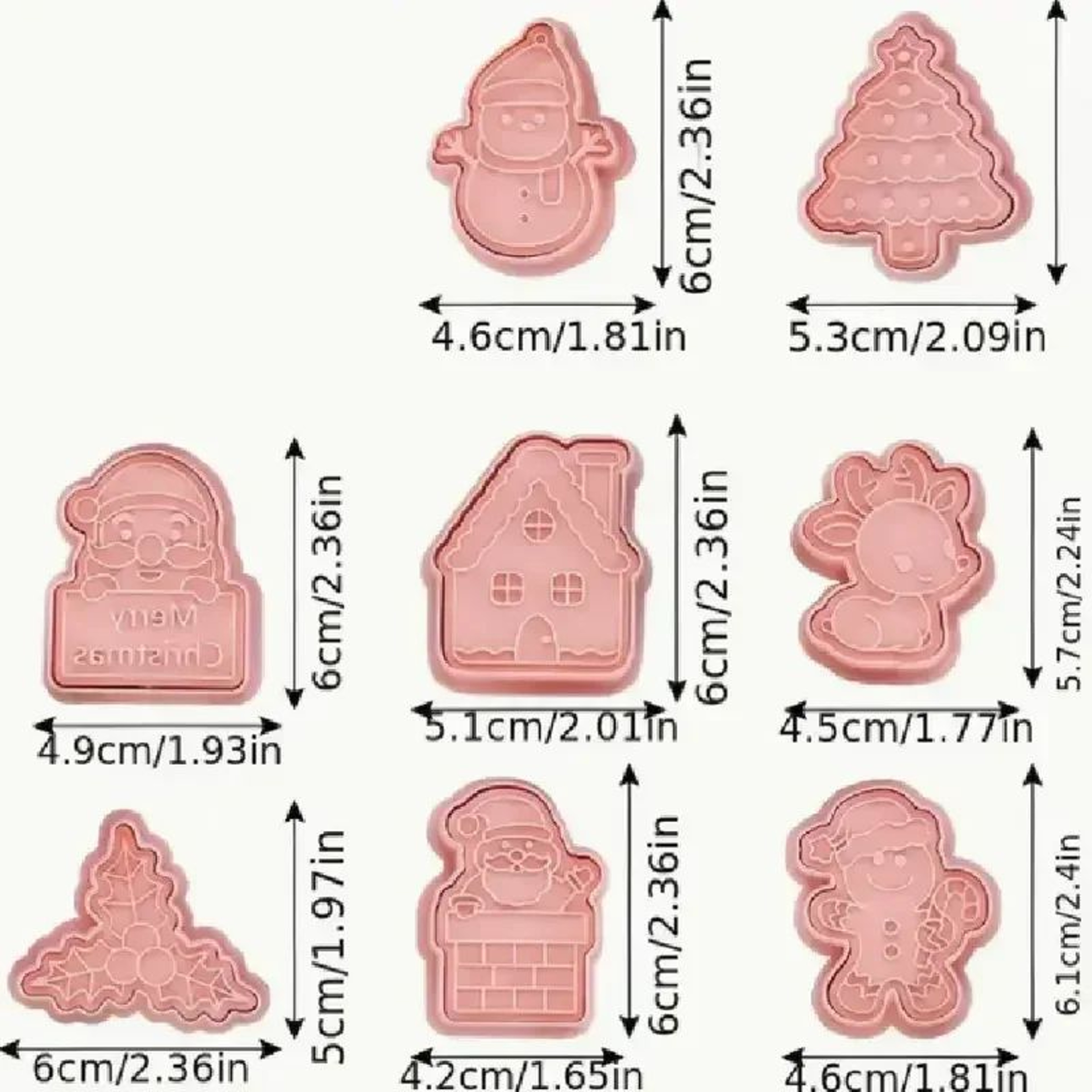 Christmas Cookie Cutter Set for Festive Holiday Baking and Sugar Cookies – view 7