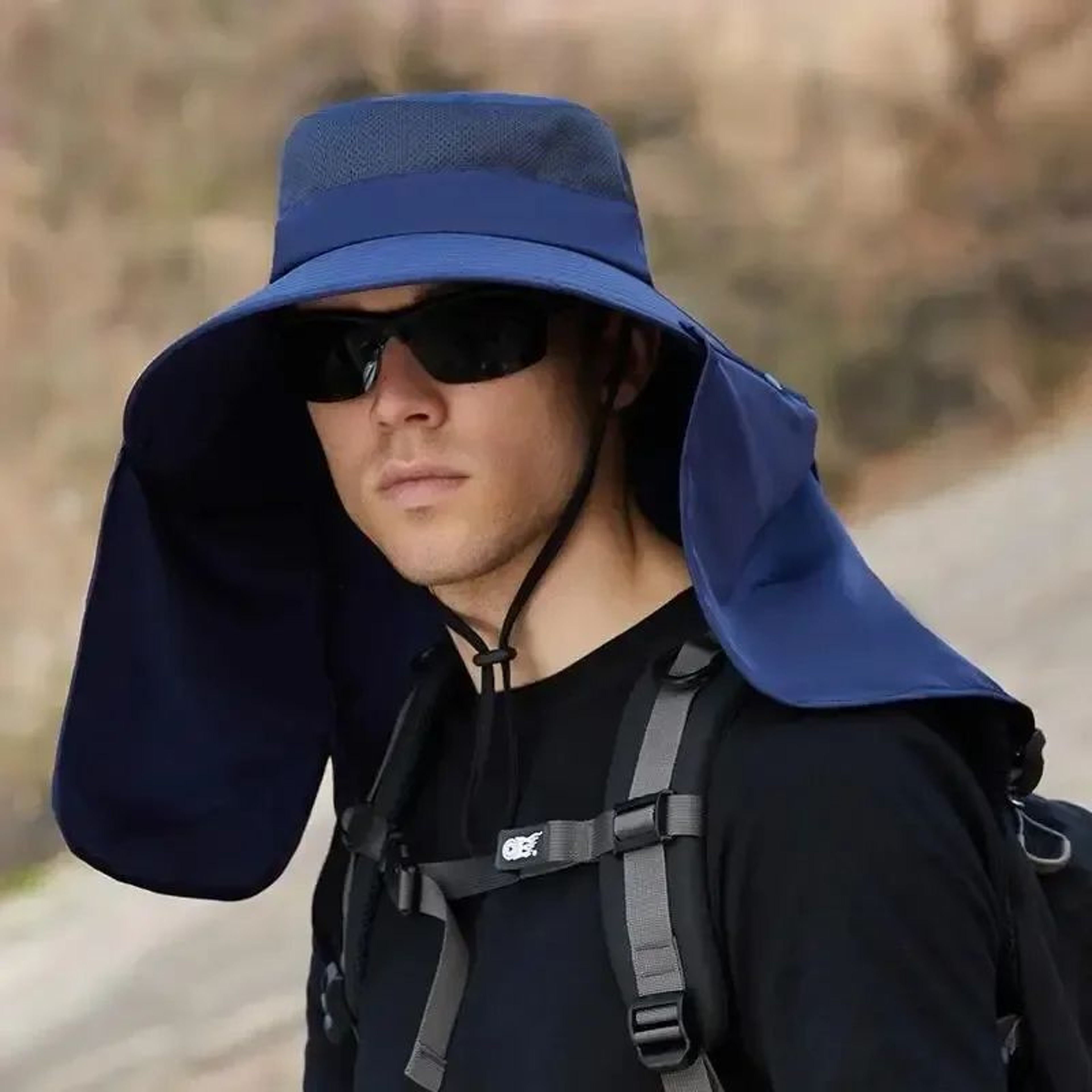 Wide Brim Fishing Sun Hat With Neck Flap For Outdoor Sun Protection 10