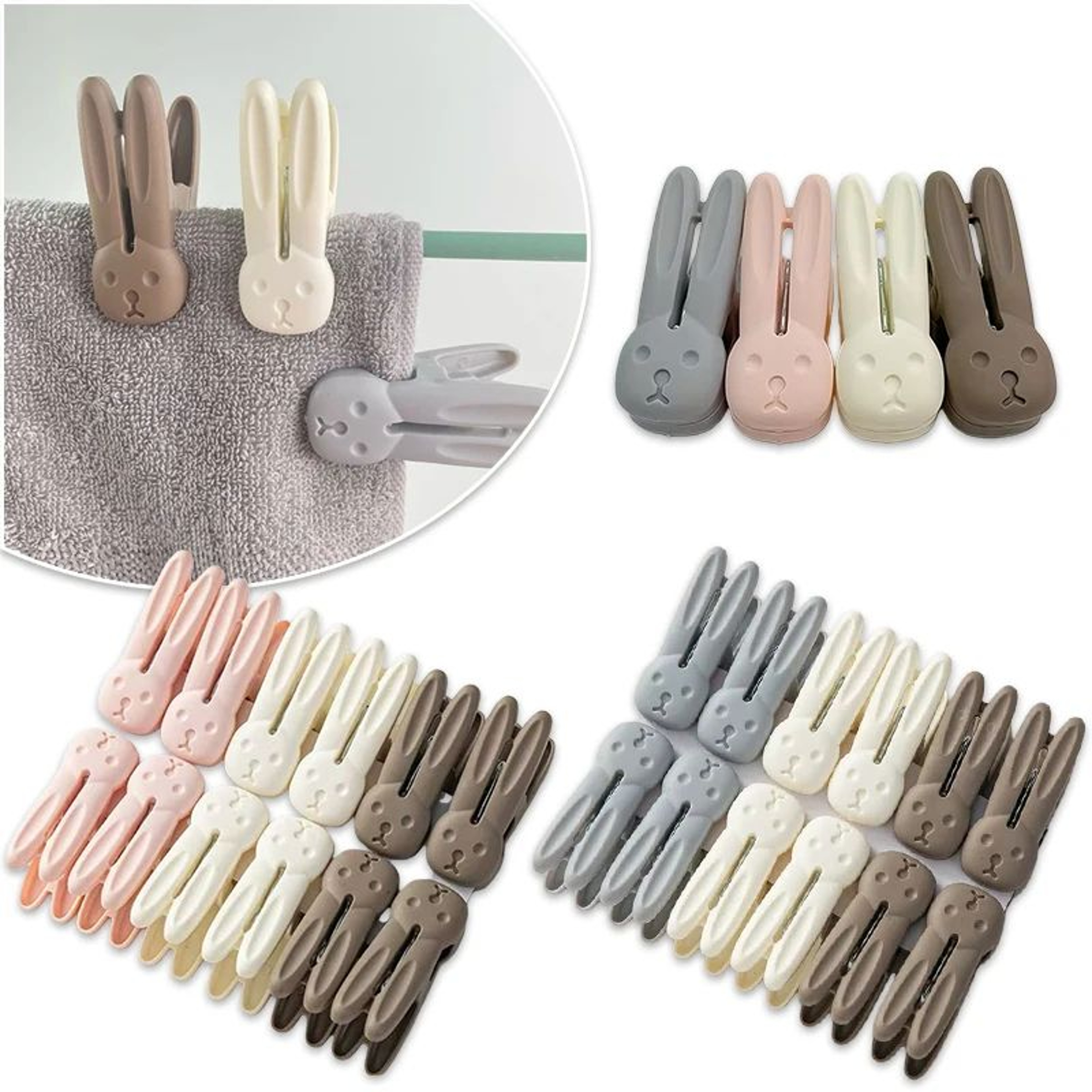 12PCS Heavy Duty Windproof Clothes Pins NoTrace Laundry Clips 0