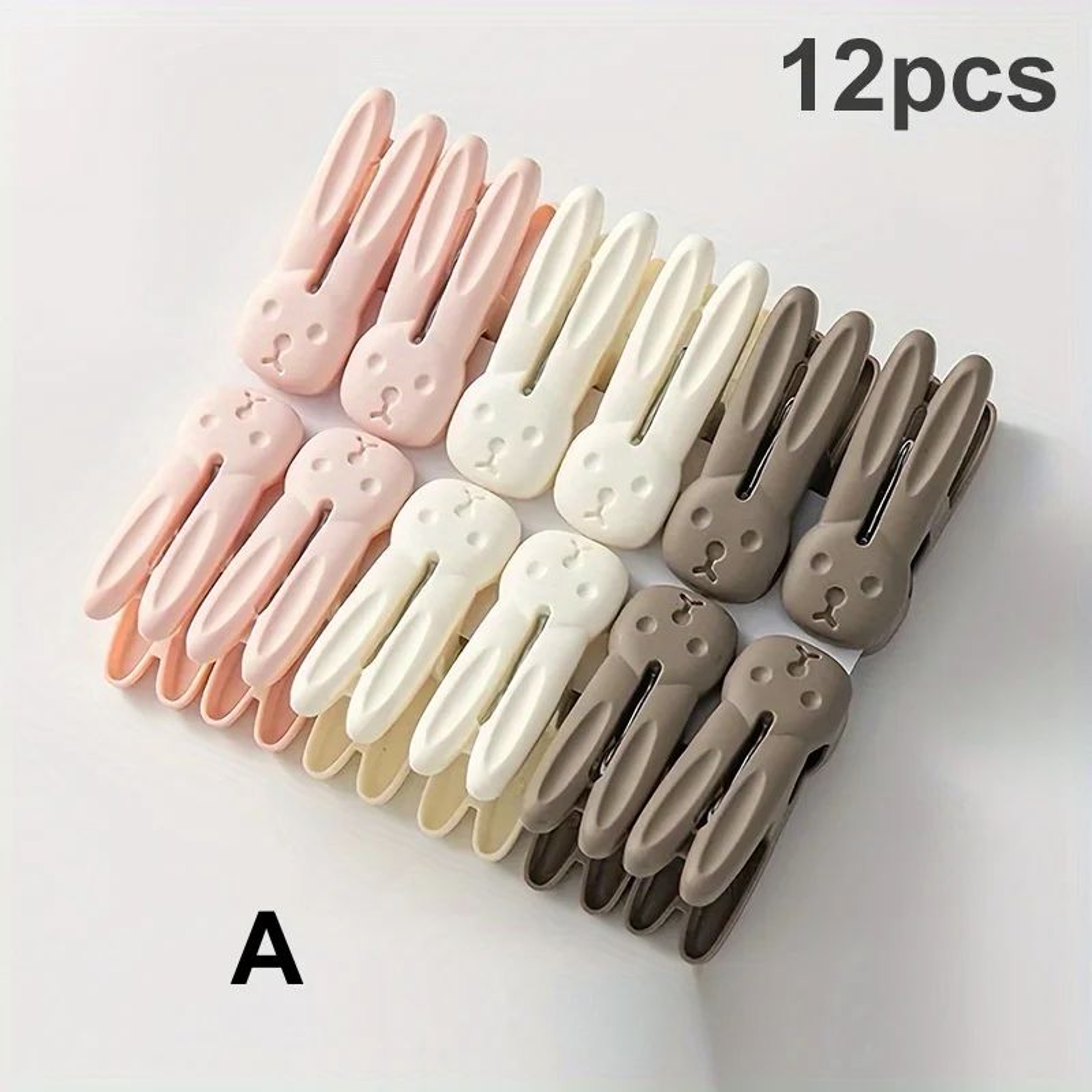 12PCS Heavy Duty Windproof Clothes Pins NoTrace Laundry Clips 6