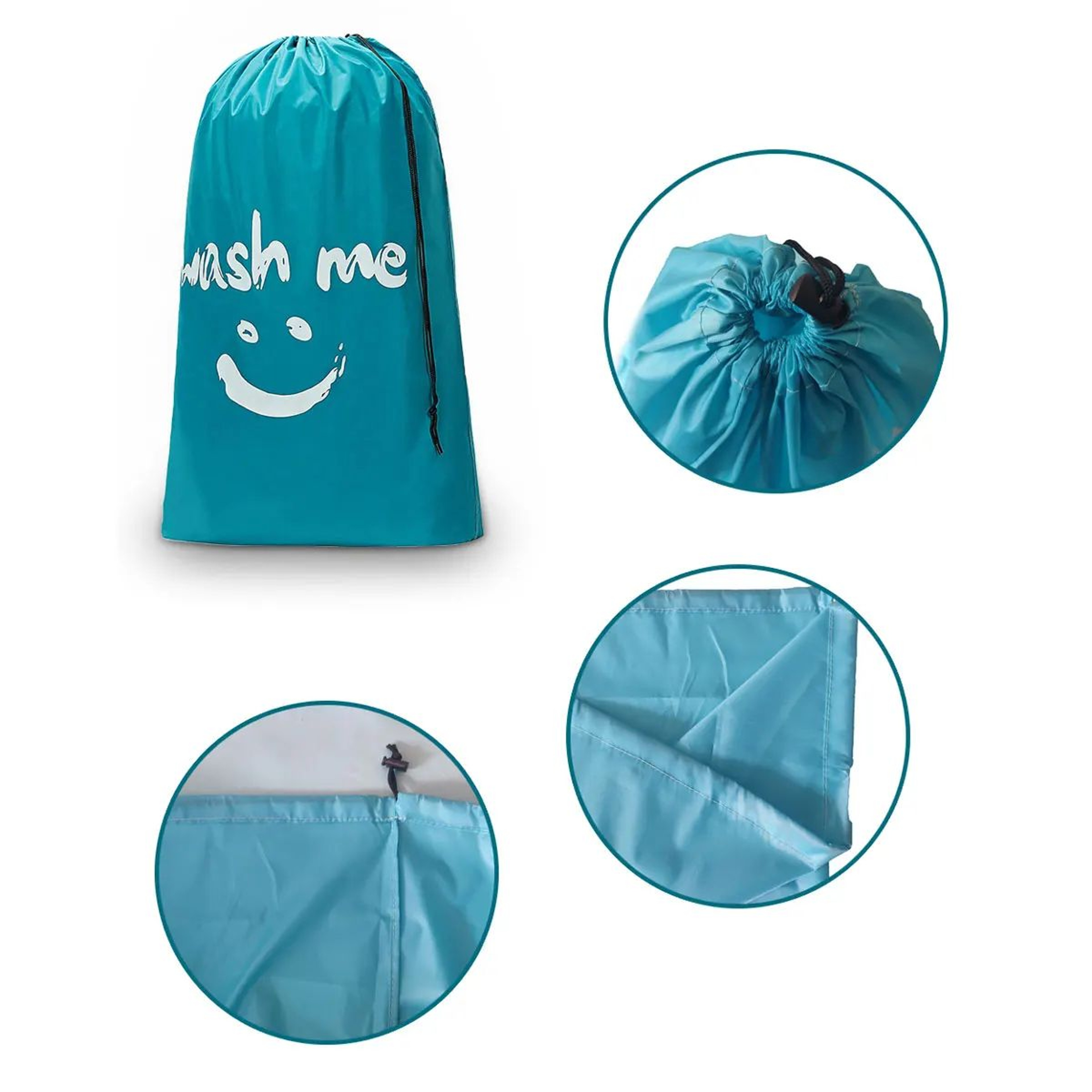 Extra Large Travel Laundry Bag With Drawstring Heavy Duty Dirty Clothes Organizer 4