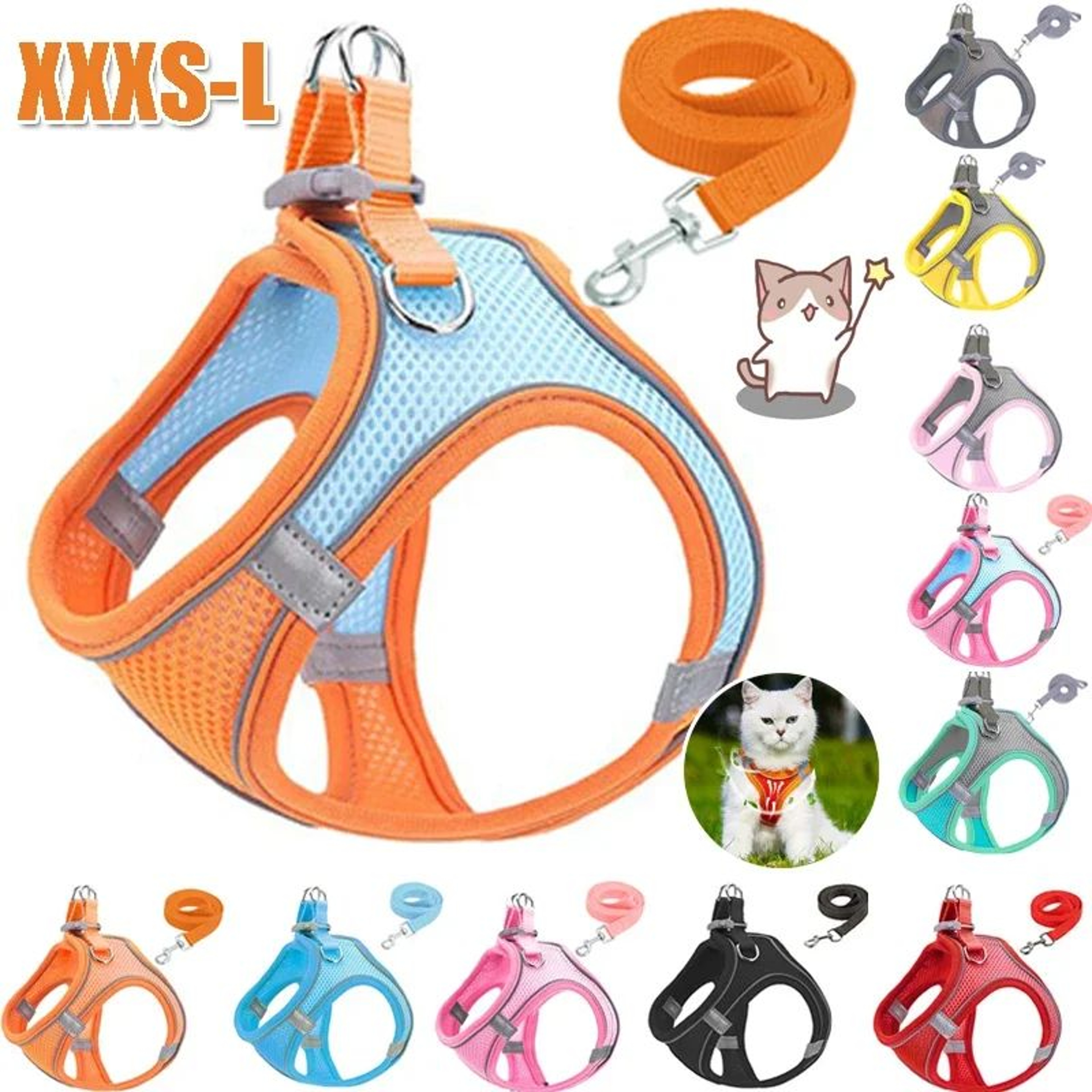 Reflective NoPull Dog Harness And Leash Set 0