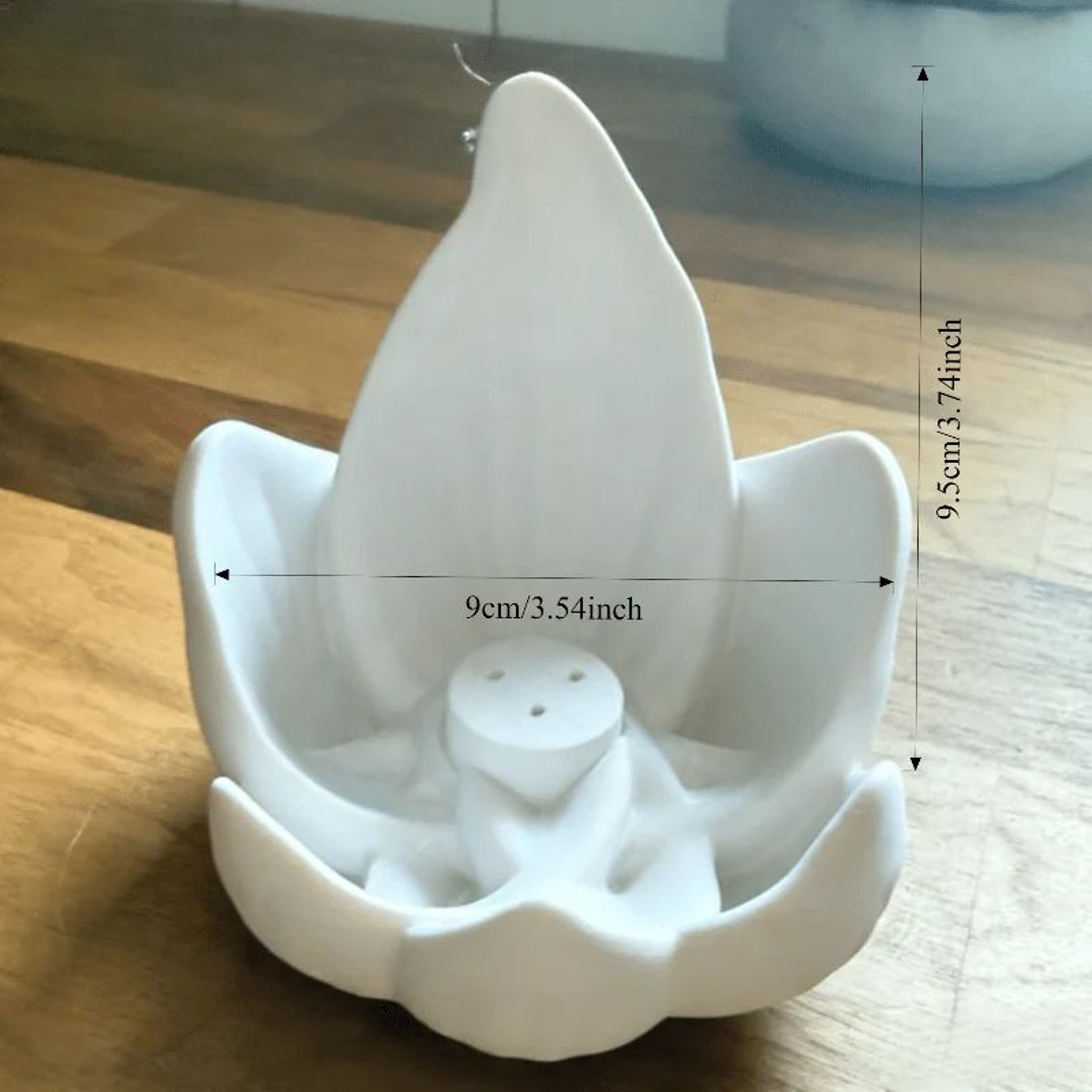 Lotus Incense Holder for Sticks, Zen Aromatherapy Home Decor – view 9