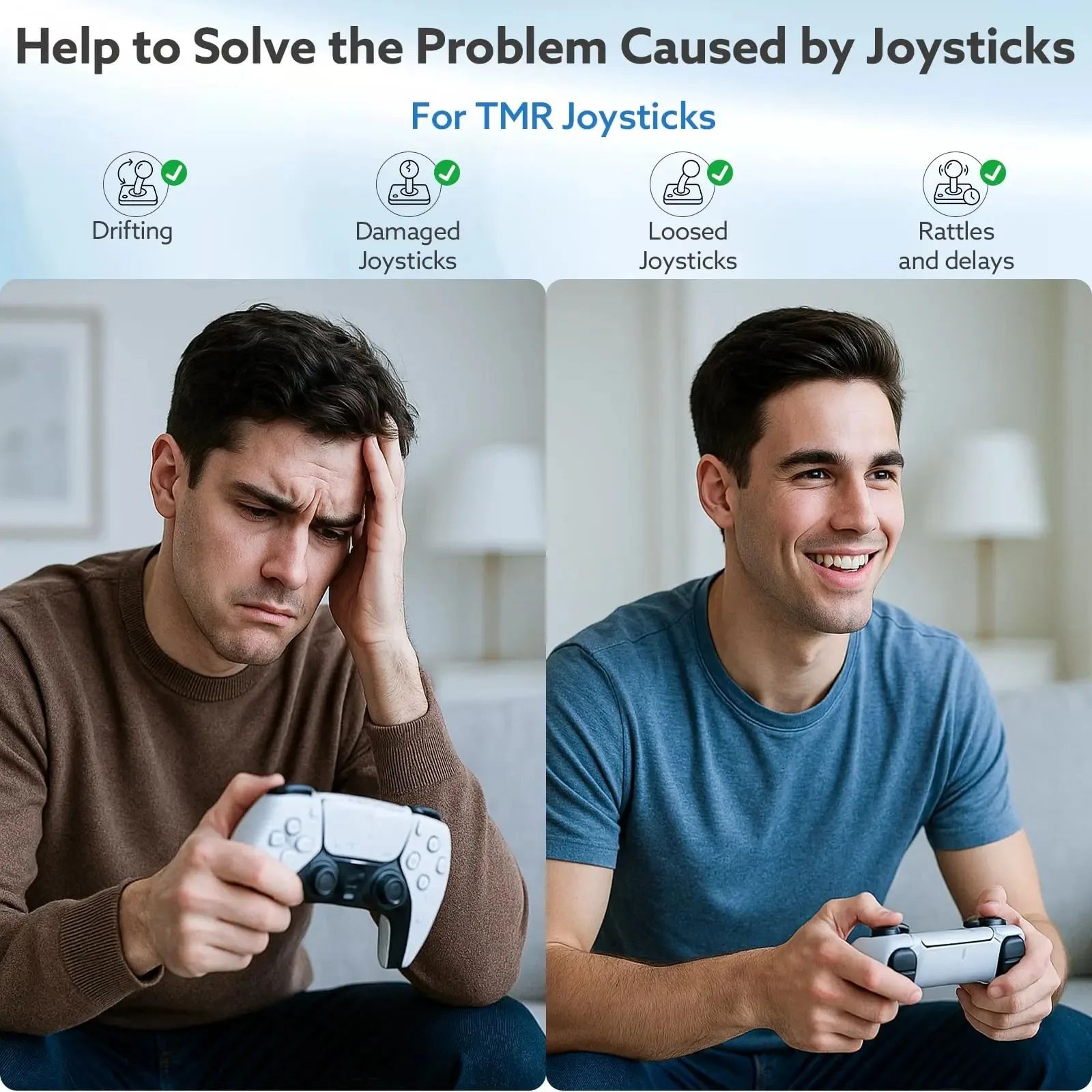TMR Electromagnetic Joystick For PS5 DualSense AntiDrift Thumbstick Replacement 5