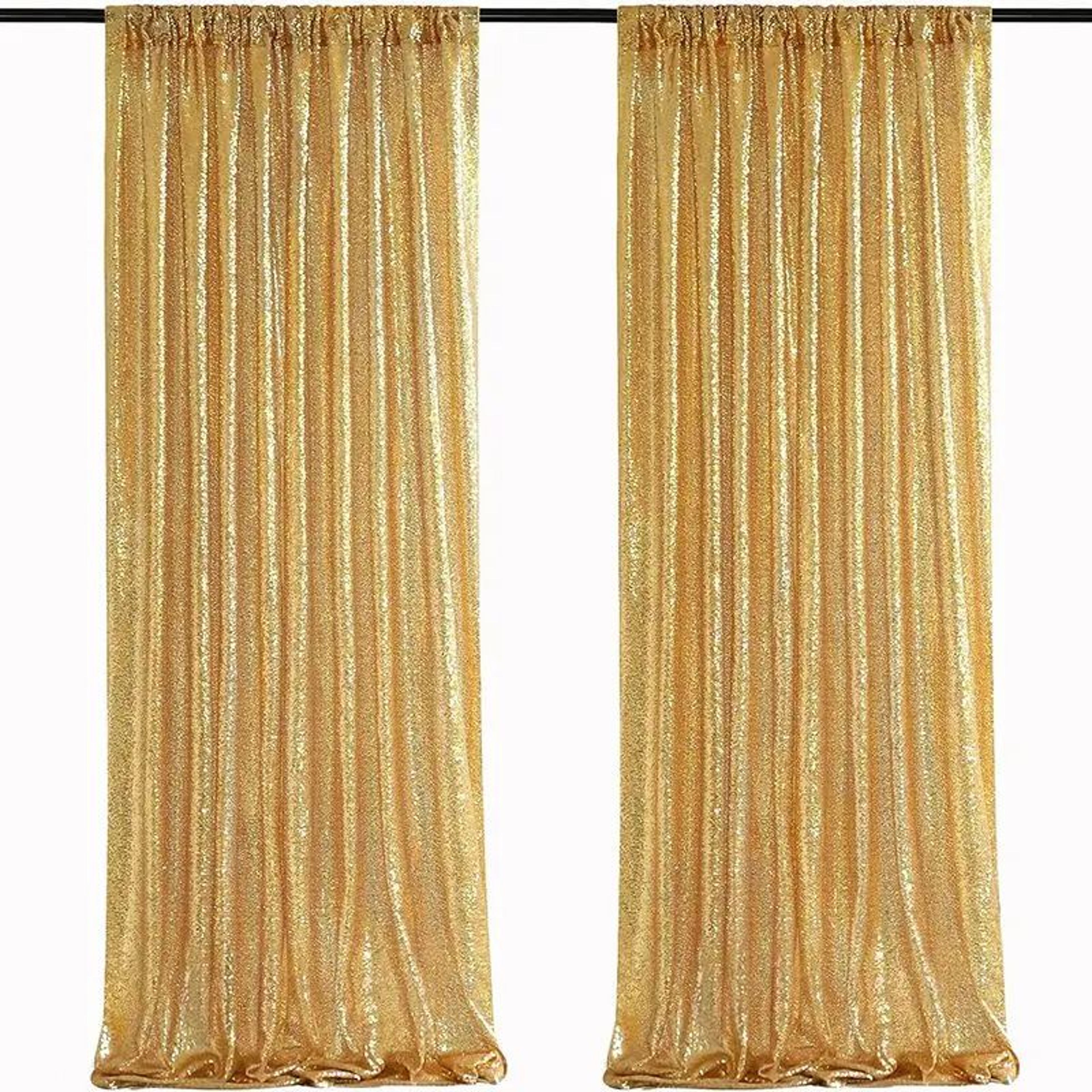 Red Sequin Backdrop Curtain Sparkling Party Photo Background 10