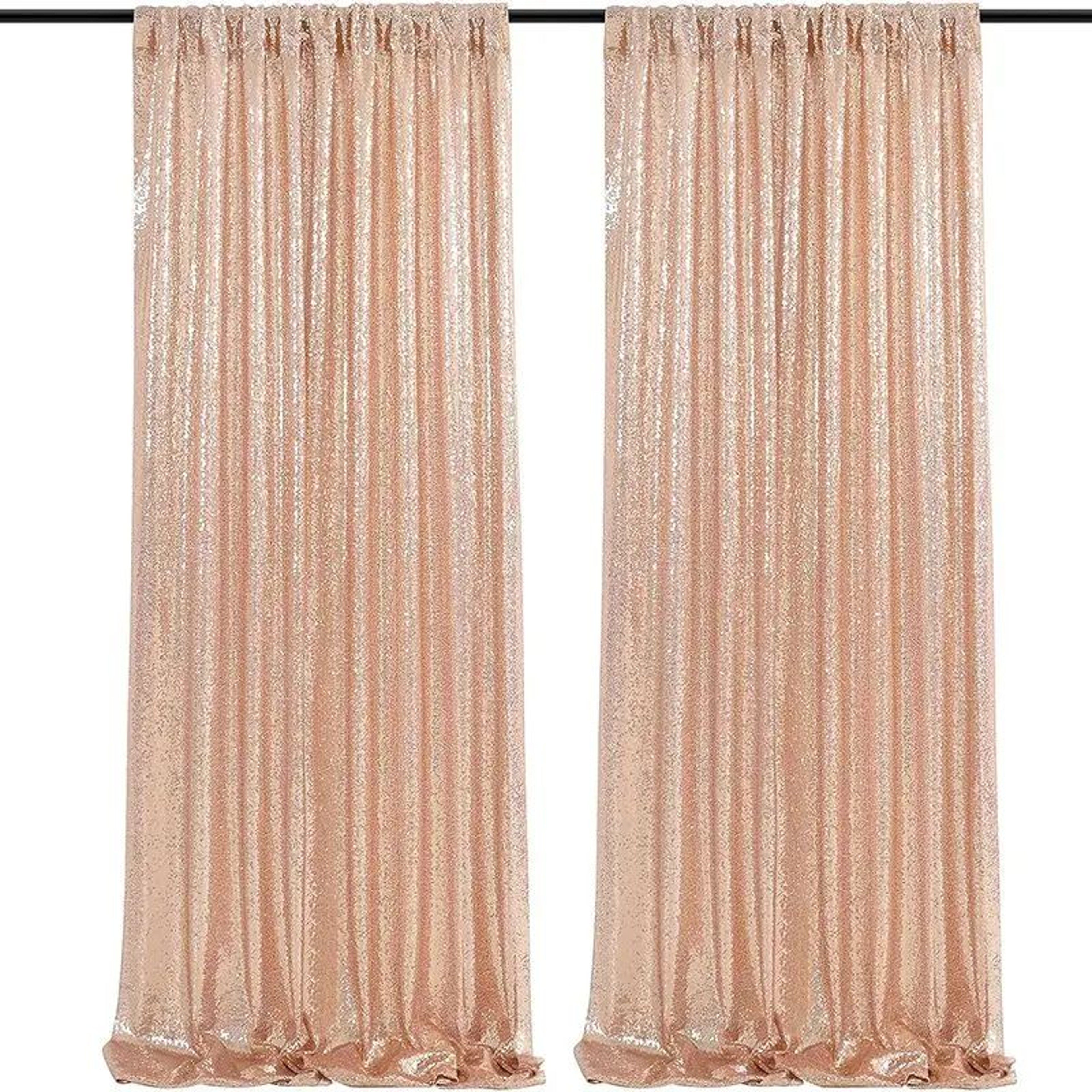 Red Sequin Backdrop Curtain Sparkling Party Photo Background 15