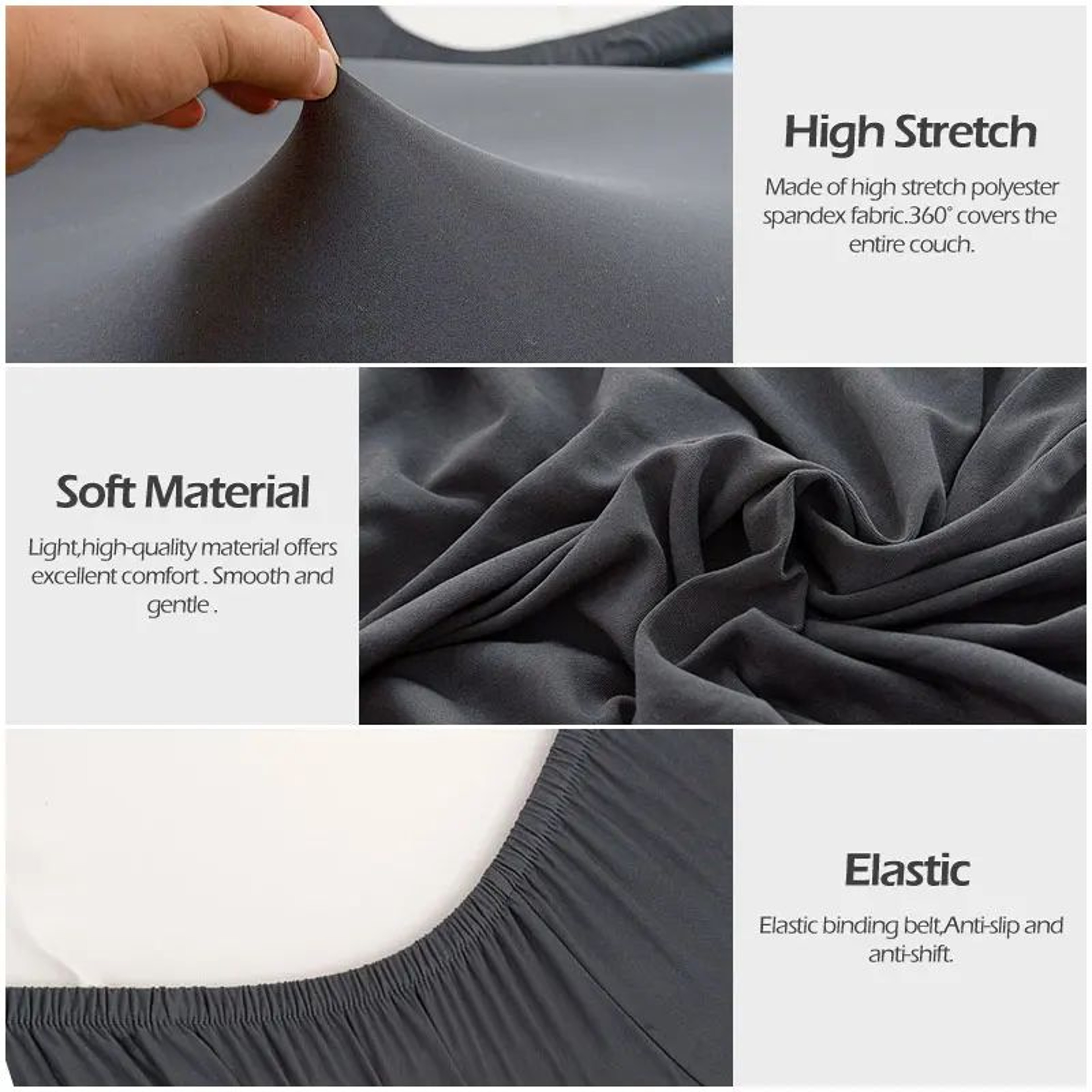 Waterproof NonSlip Sofa Cushion Cover Furniture Protector 3