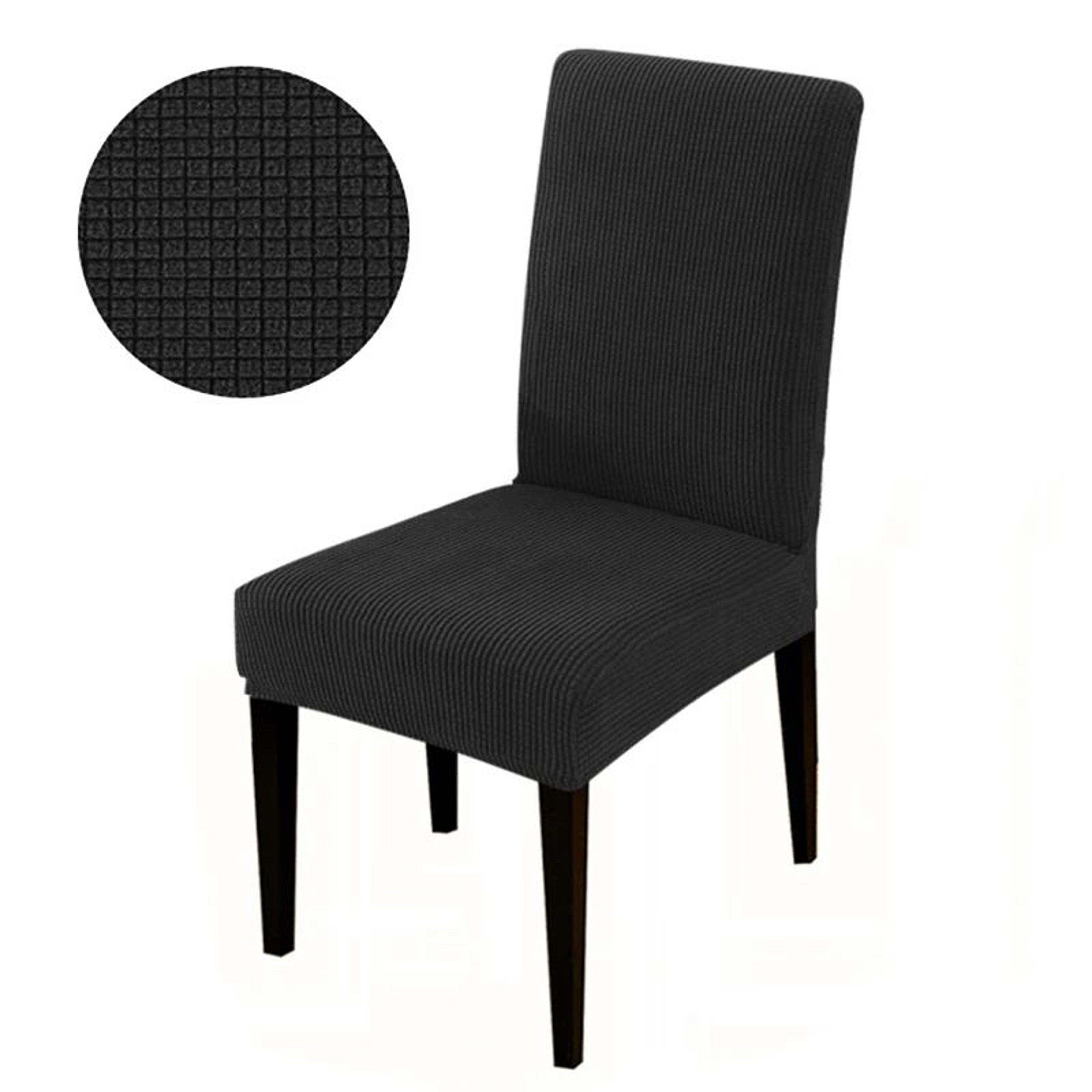 Universal Elastic Stretch Dining Chair Cover With Full Protective Fit 17