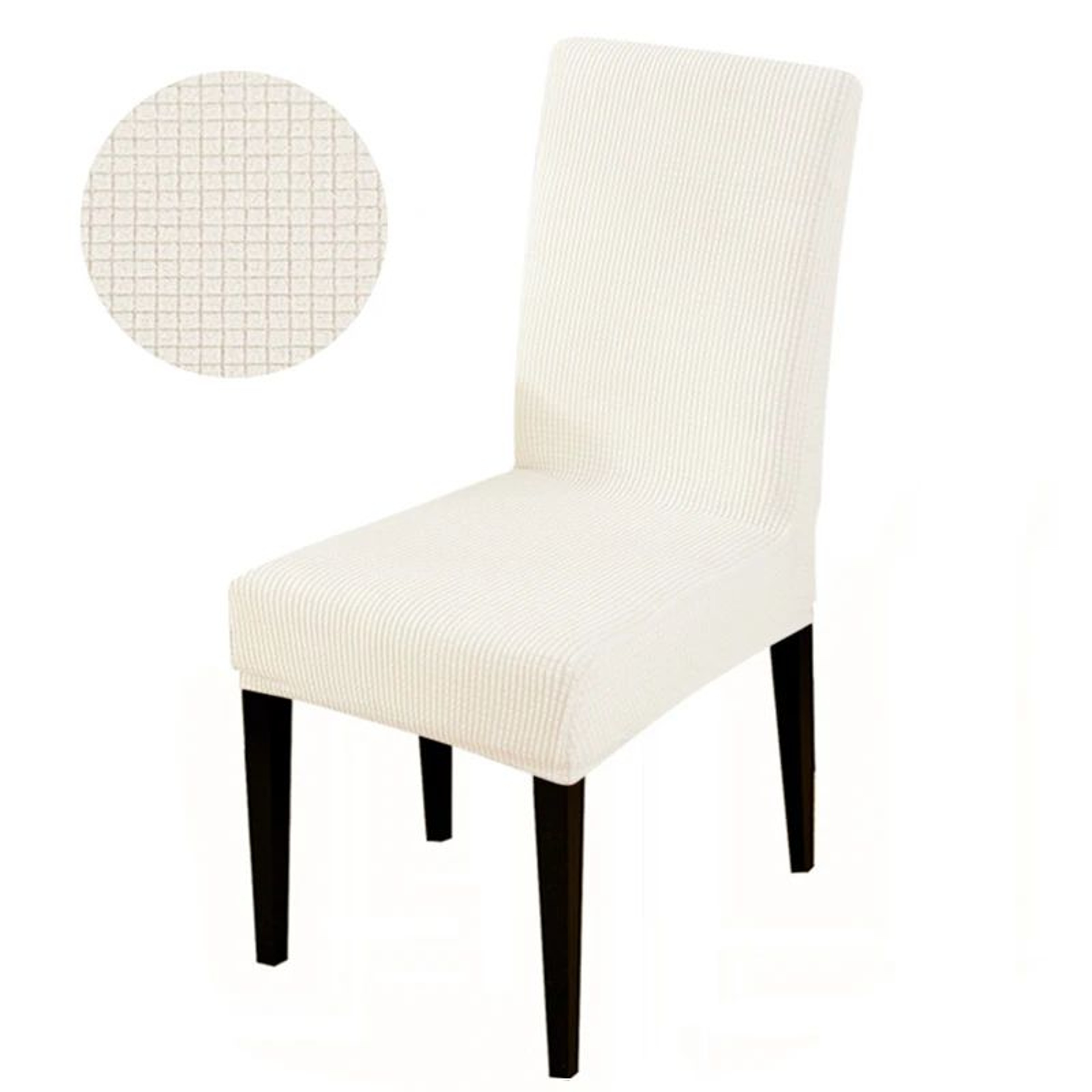 Universal Elastic Stretch Dining Chair Cover With Full Protective Fit 13