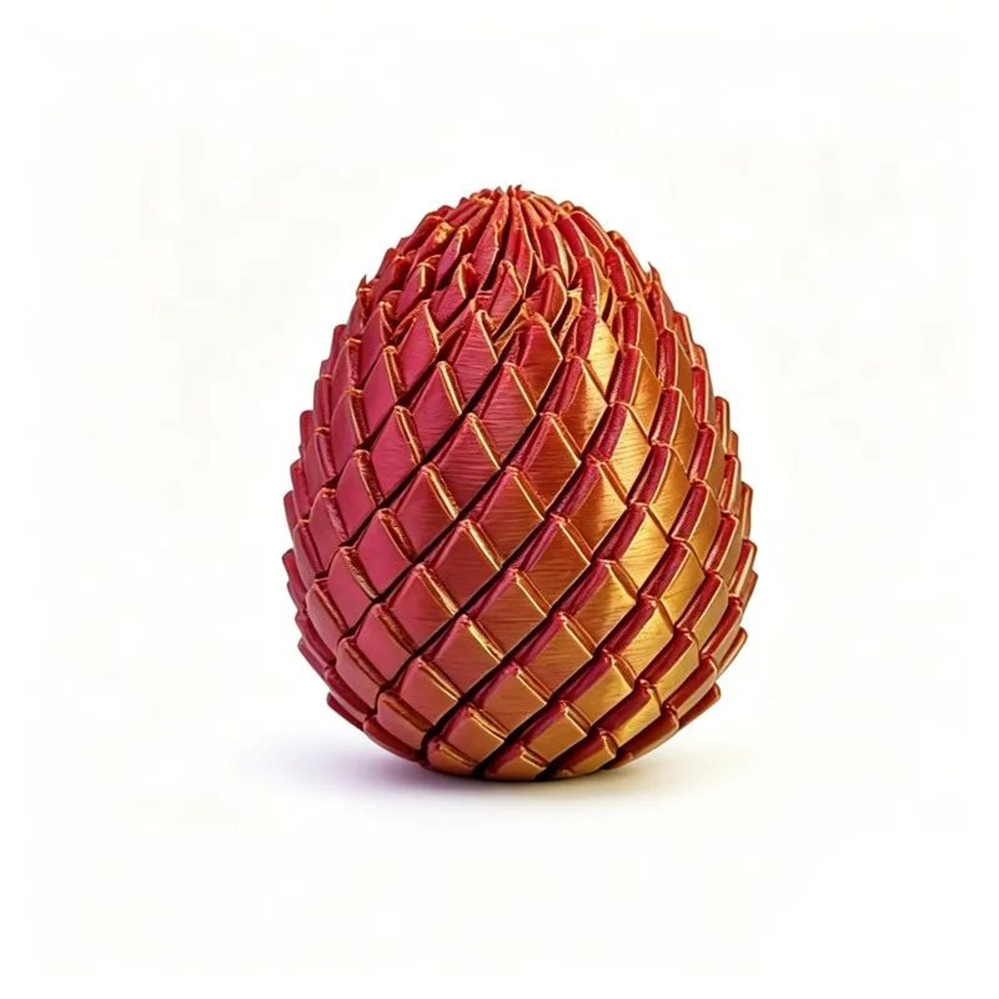 3D Printed Articulated Snake Egg Fidget Toy And Desktop Ornament 11