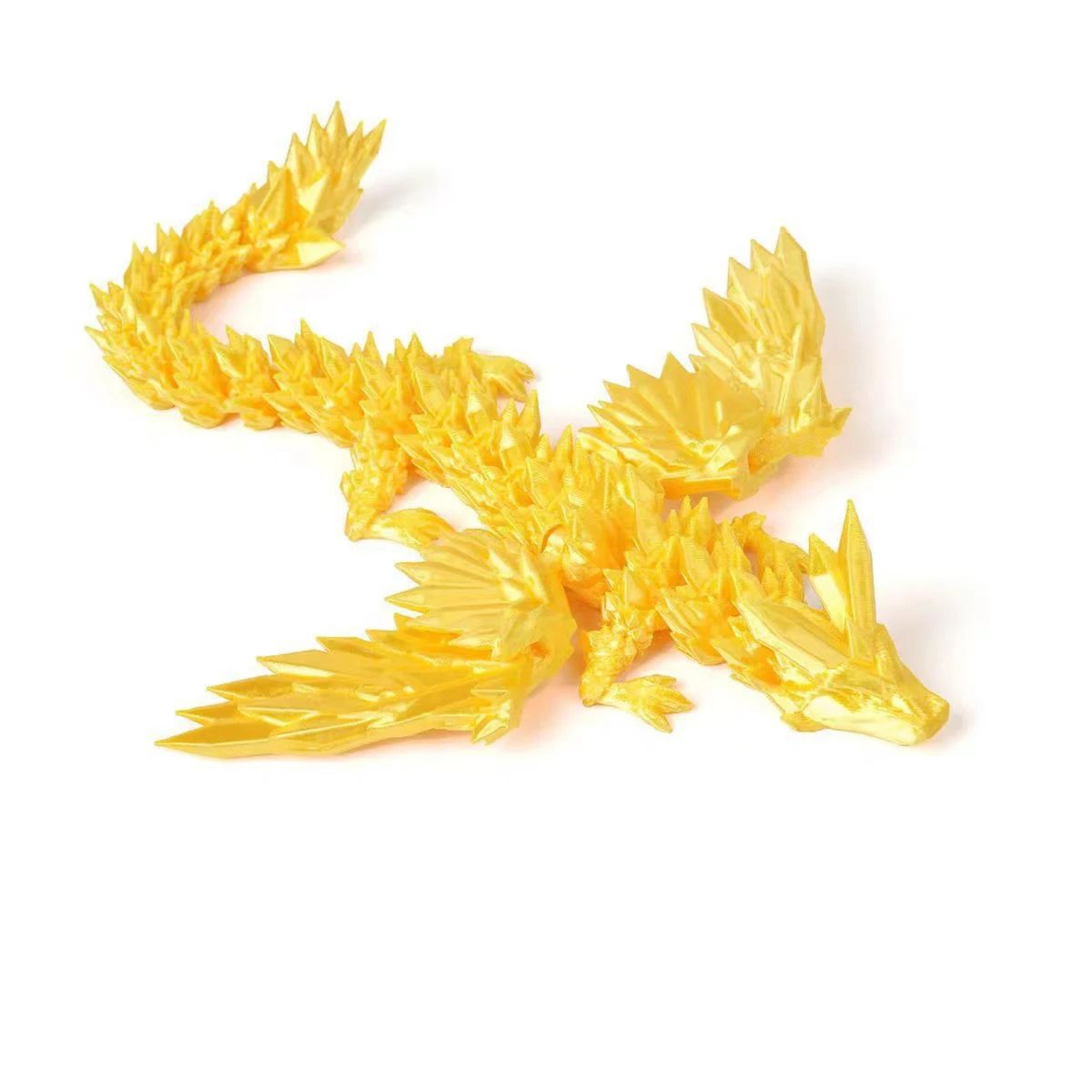 3D Printed Articulated Dinosaur Skeleton Figurine Movable Desk Toy and Collectible – view 9