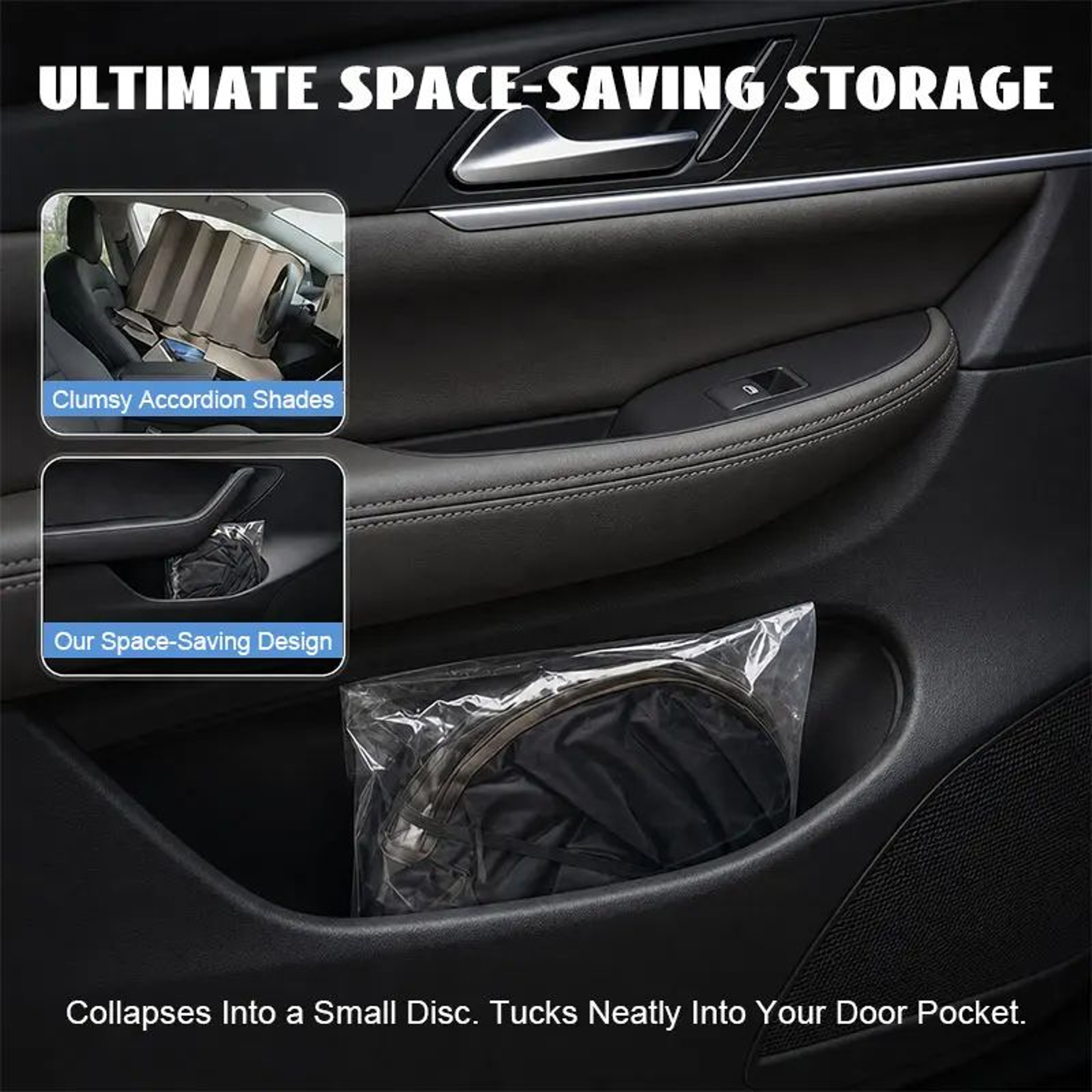 Foldable Car Windshield Sun Shade UV Protector And Heat Shield 4